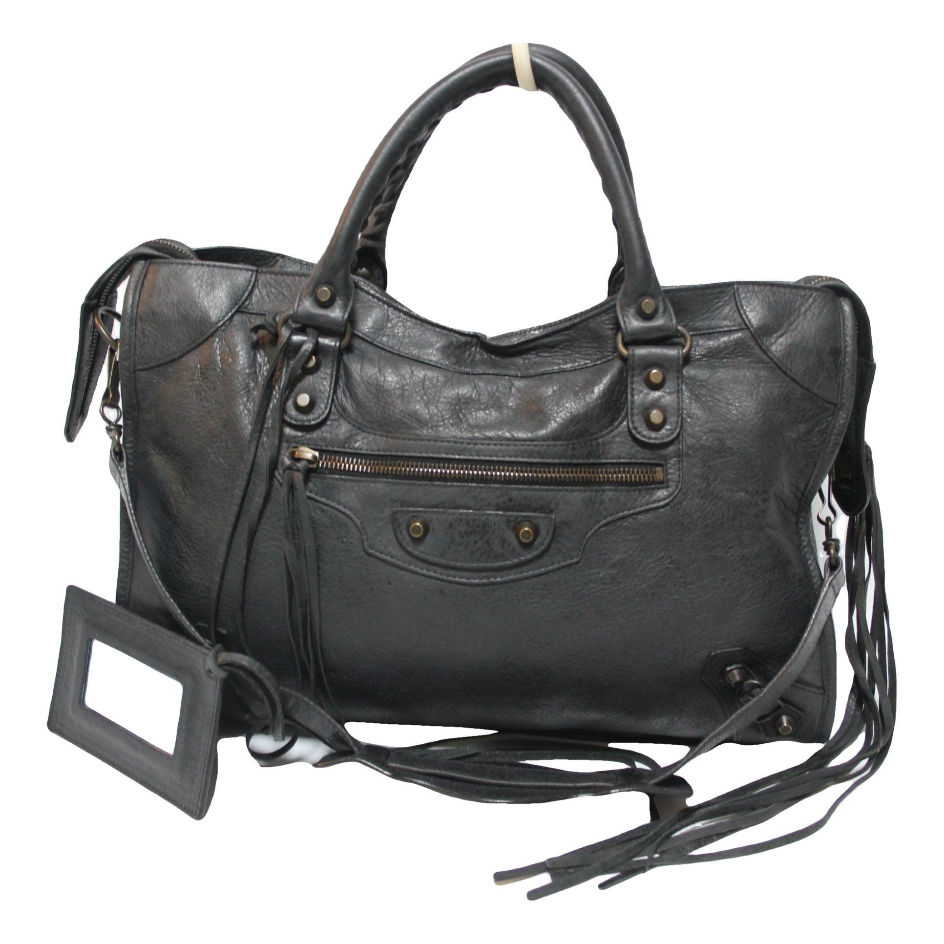 Balenciaga City leather handbag
