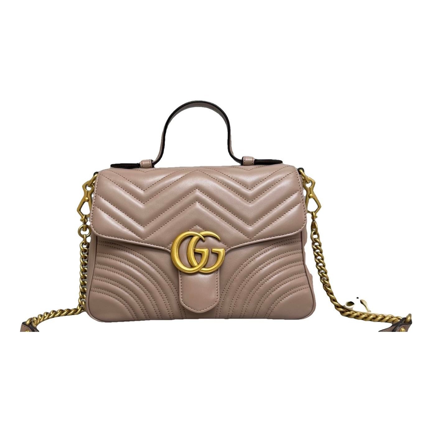 GG Marmont Flap leather handbag