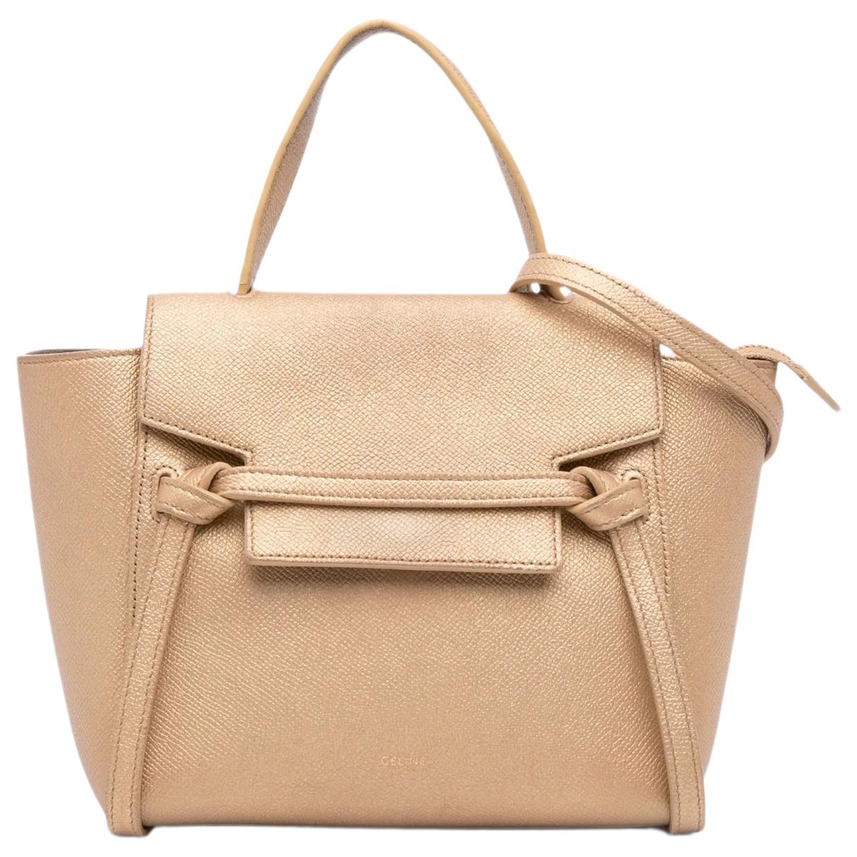 Belt leather satchel
