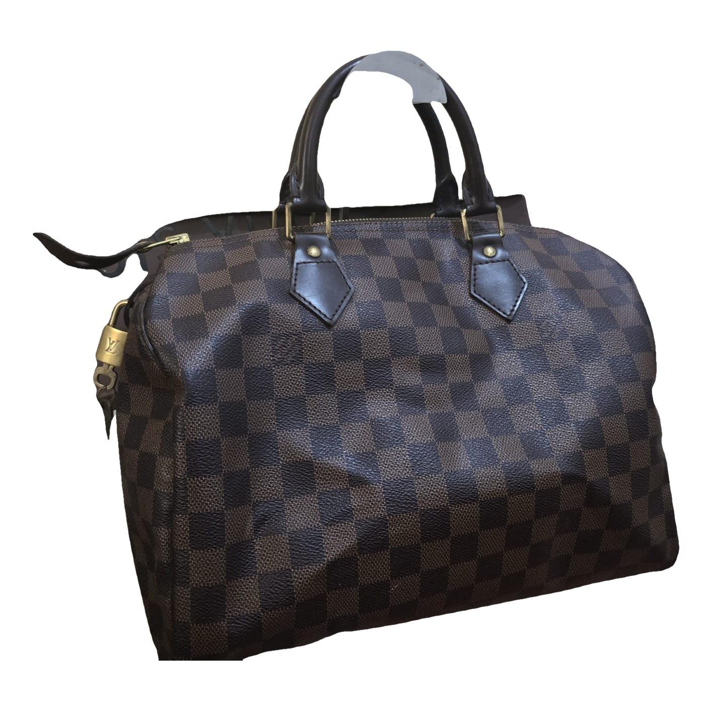 Speedy leather handbag