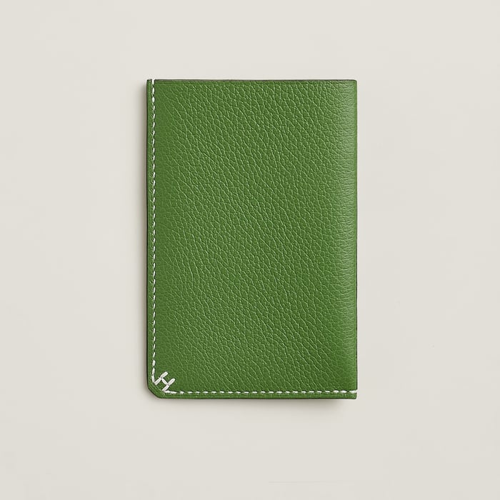 Vert Yucca H Sellier Card Holder
