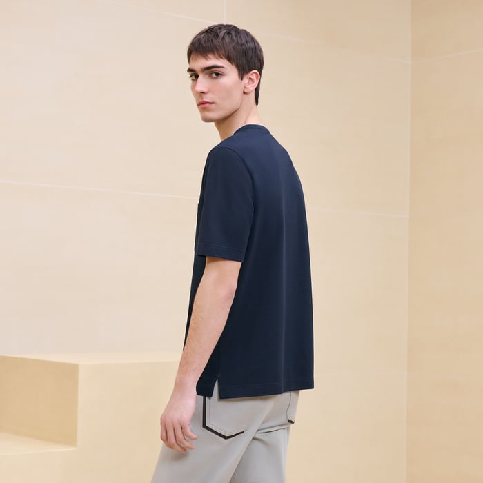 Marine Camiseta "Piqûres Sellier"