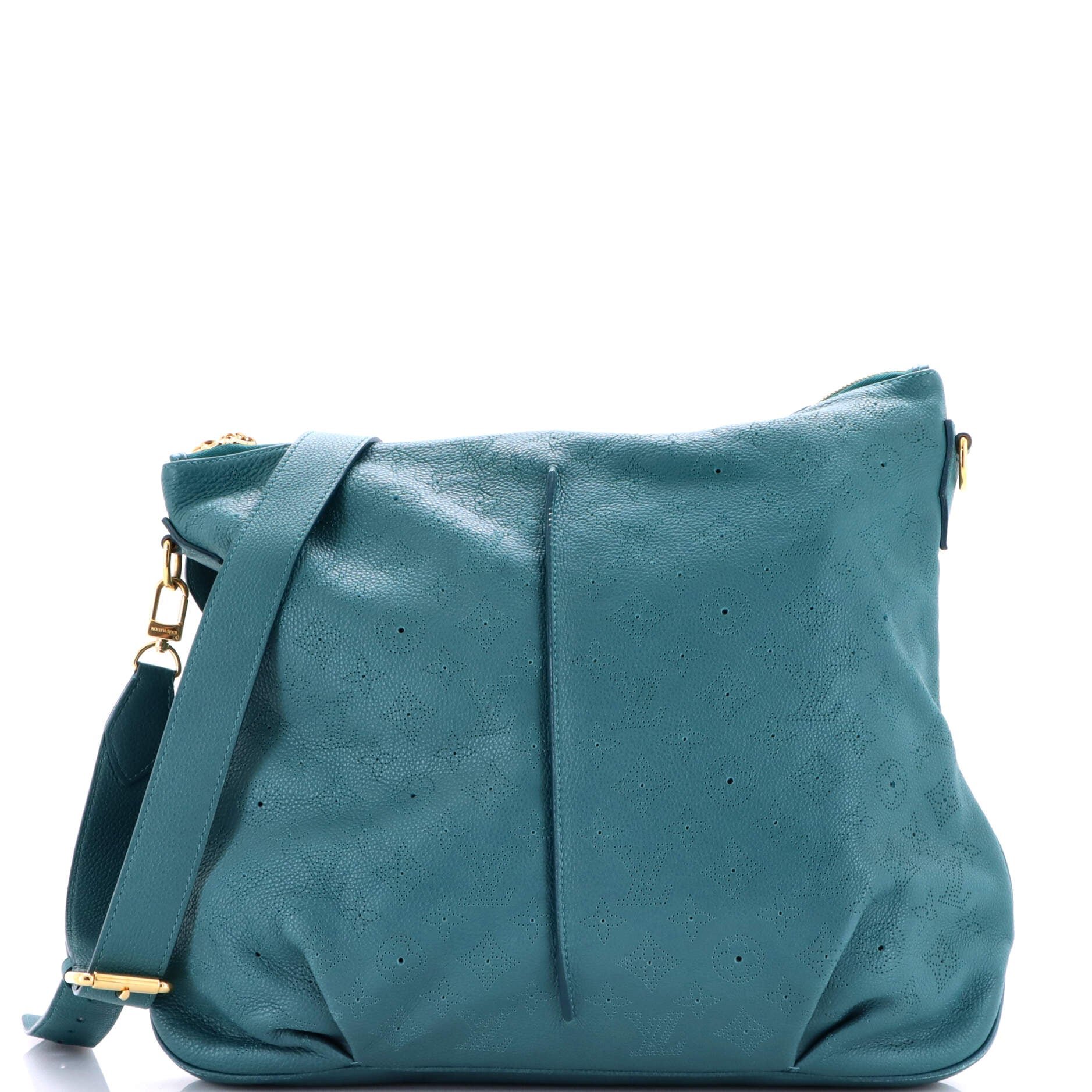 Louis Vuitton Selene Handbag Mahina Leather MM