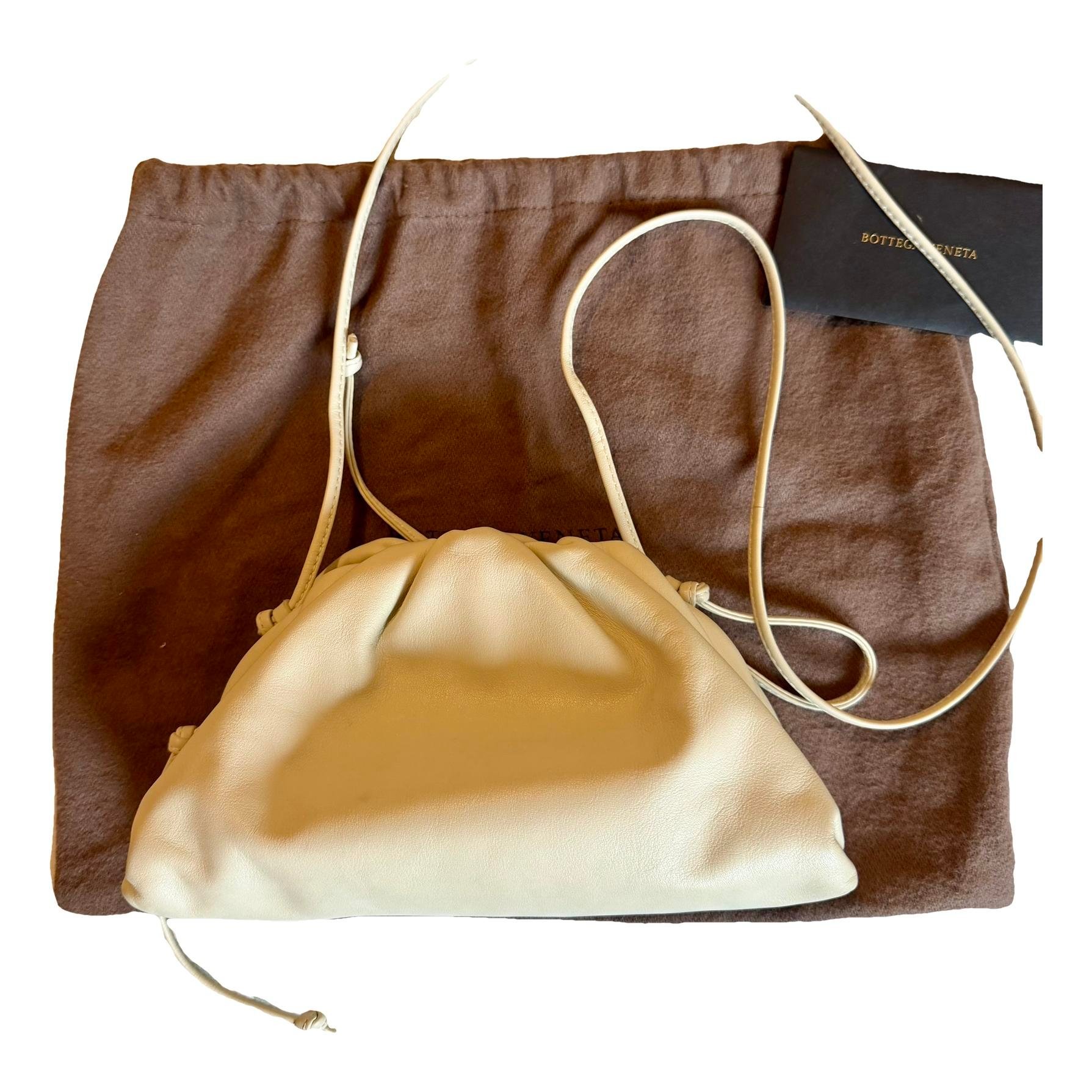 Pouch leather clutch bag