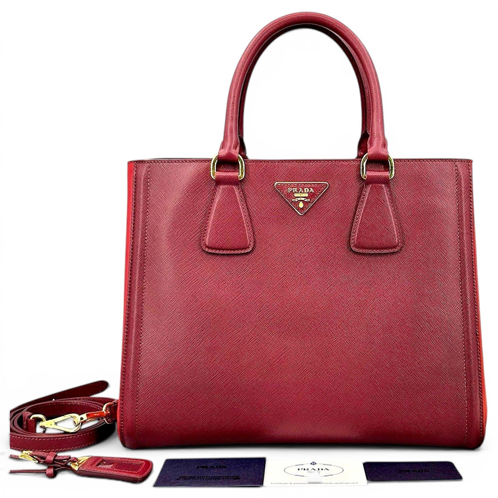 Galleria leather handbag
