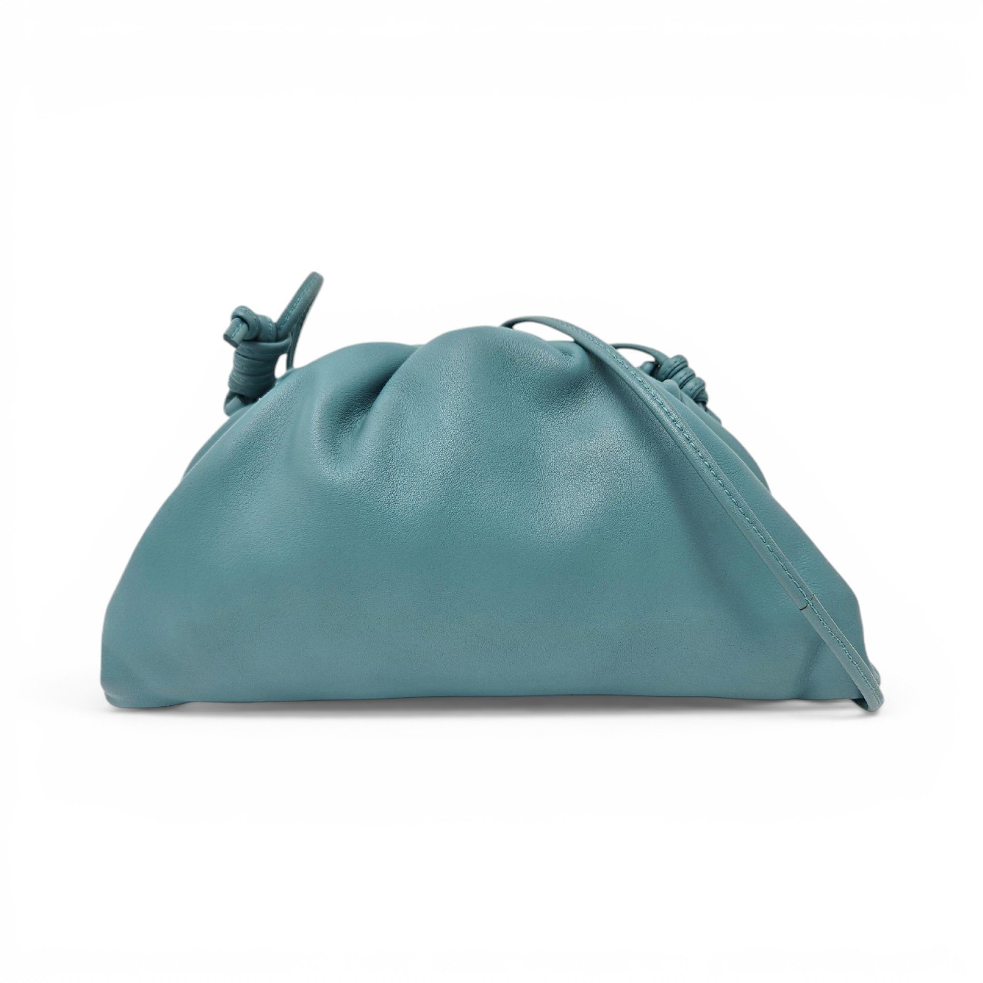Pouch leather handbag