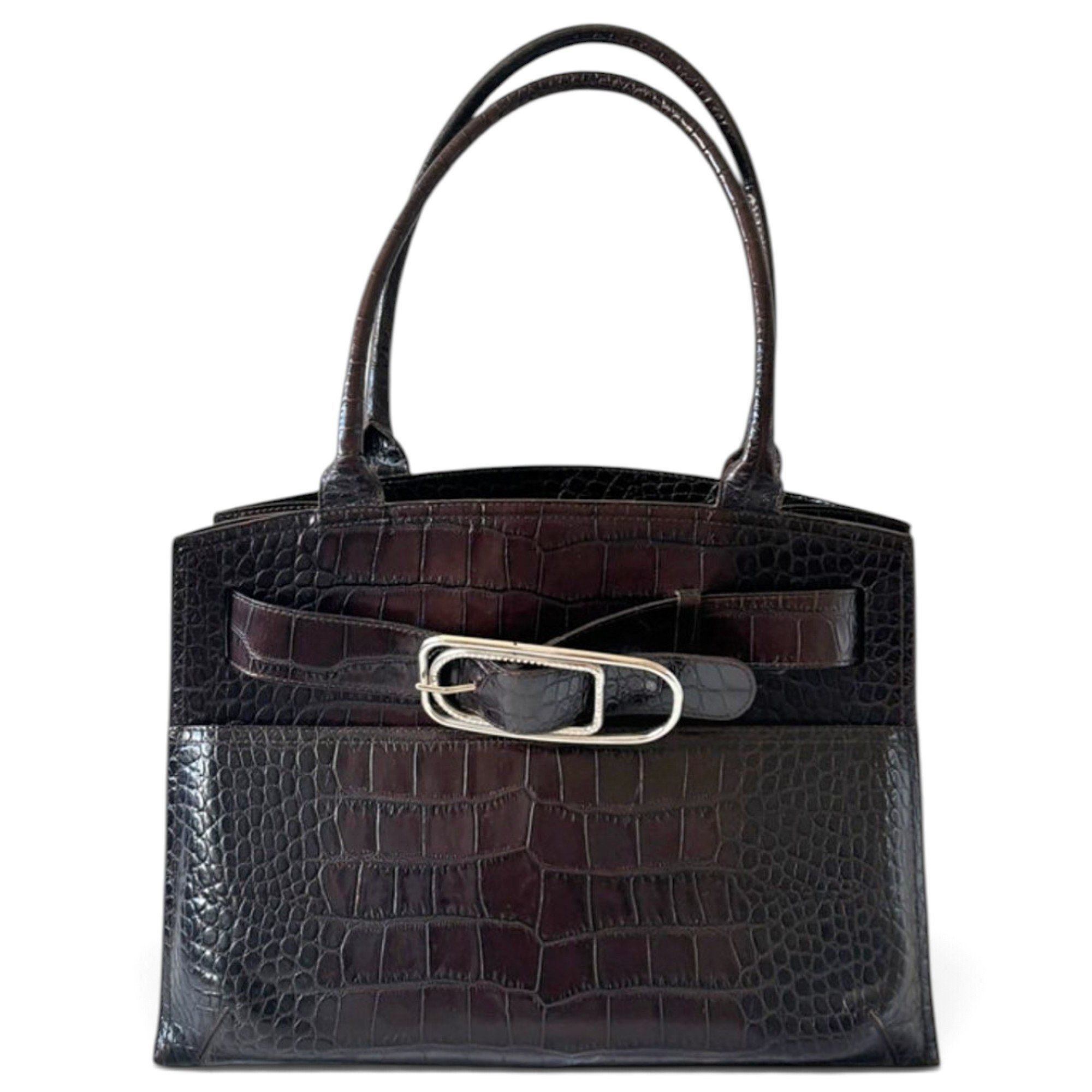 Leather handbag