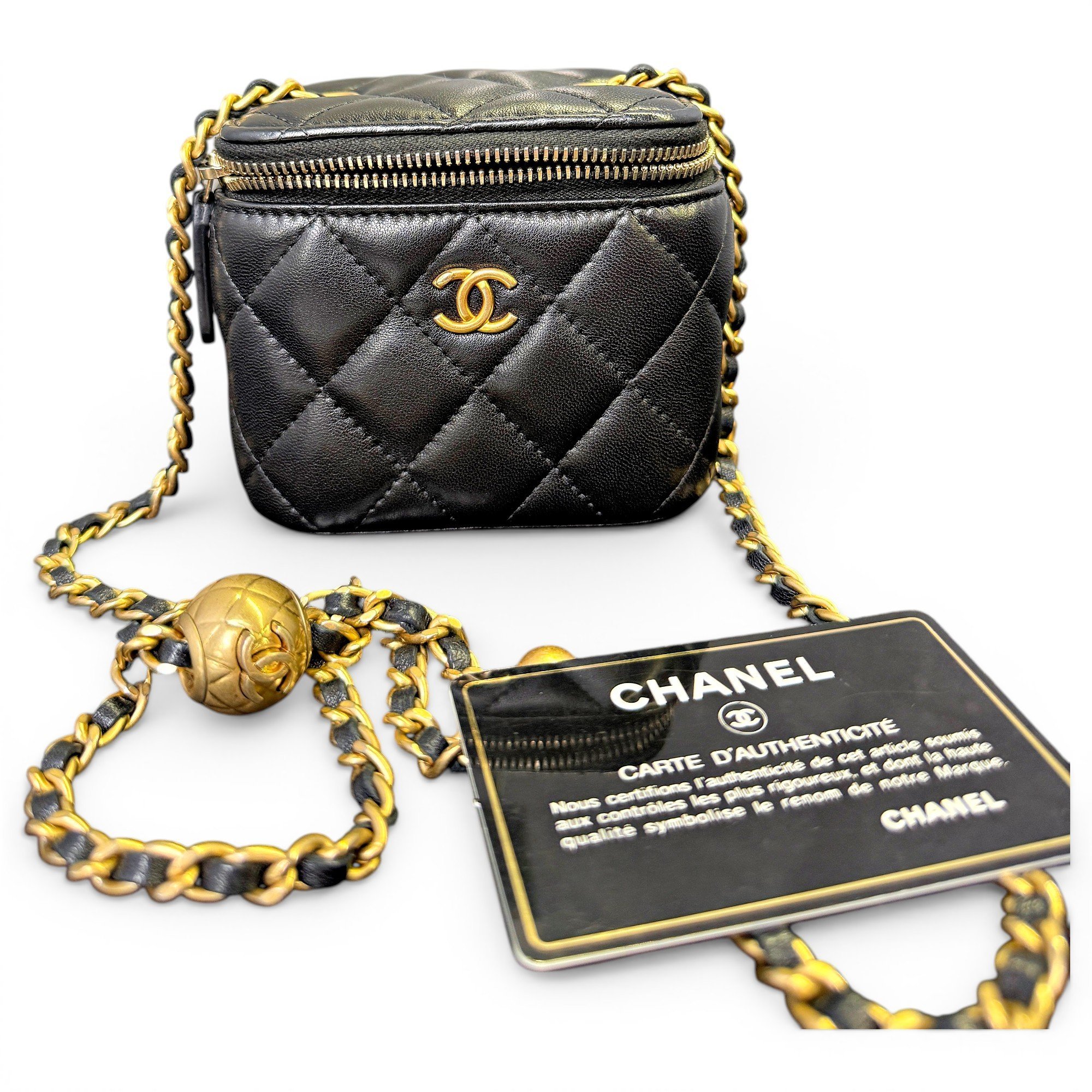 Leather mini bag