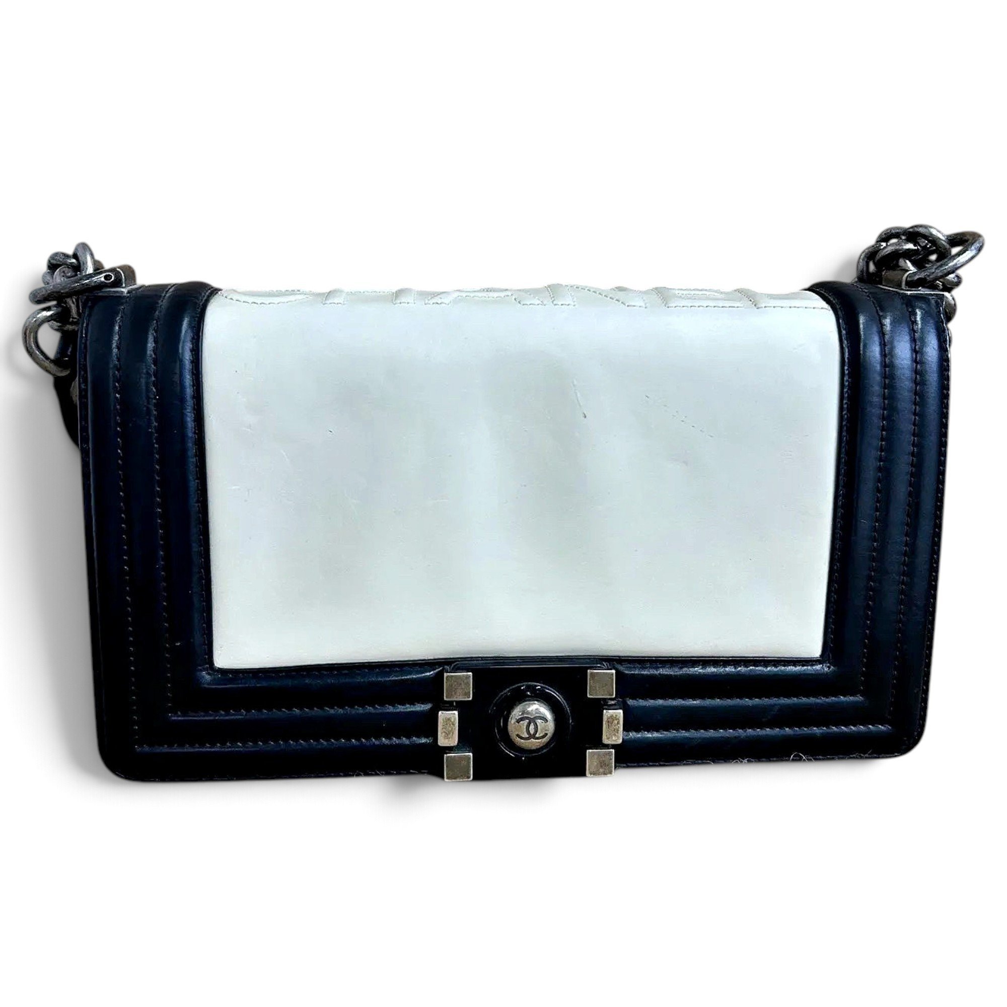 Boy leather crossbody bag
