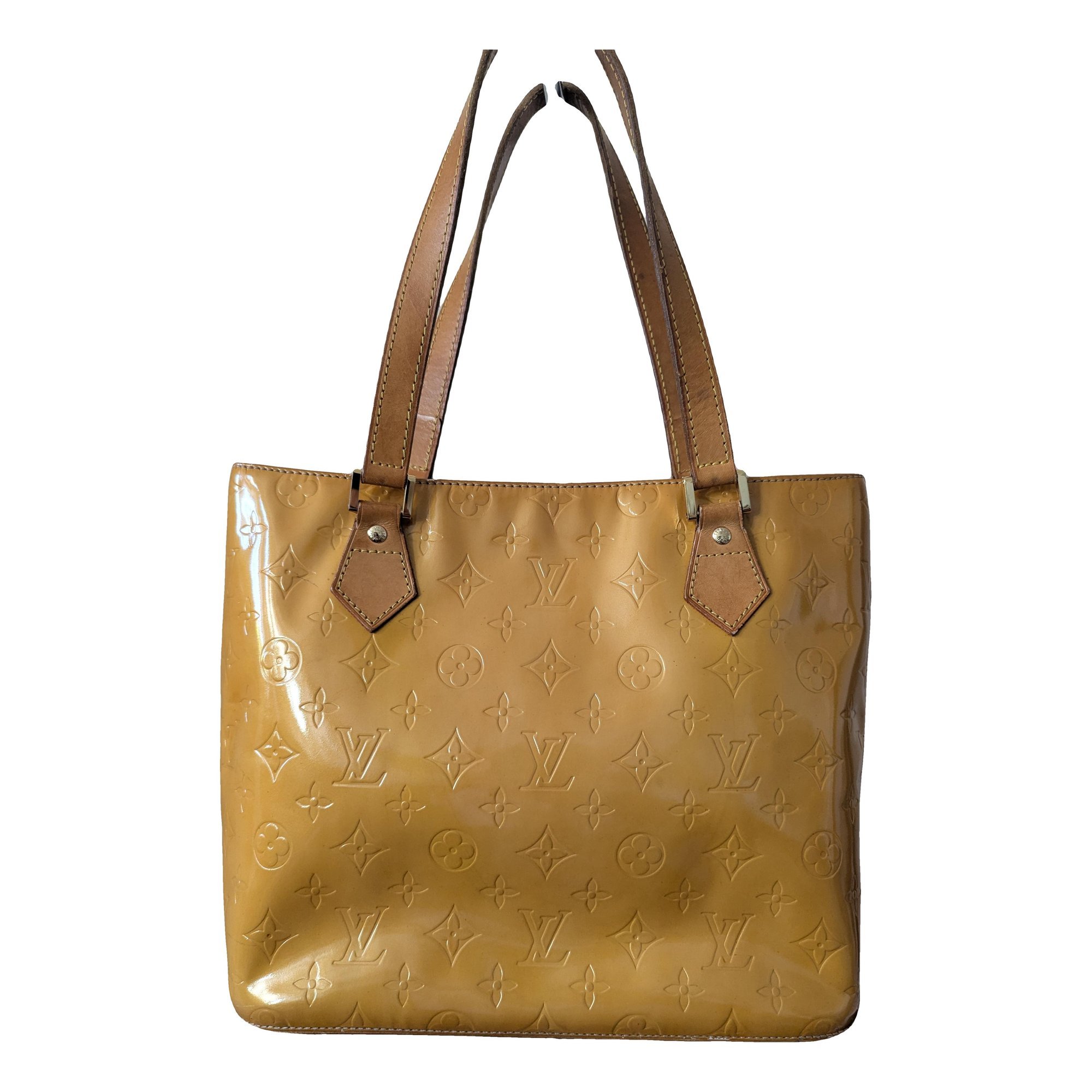 Houston patent leather handbag
