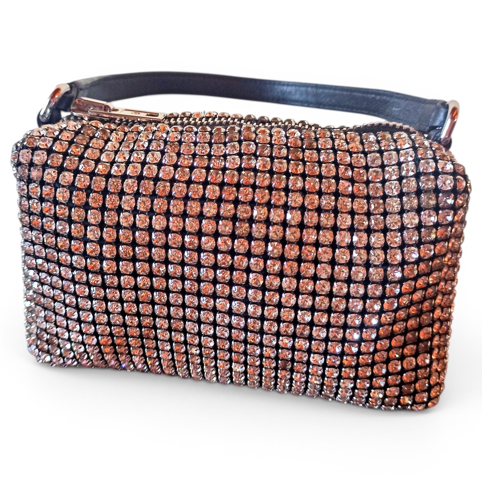 Glitter clutch bag