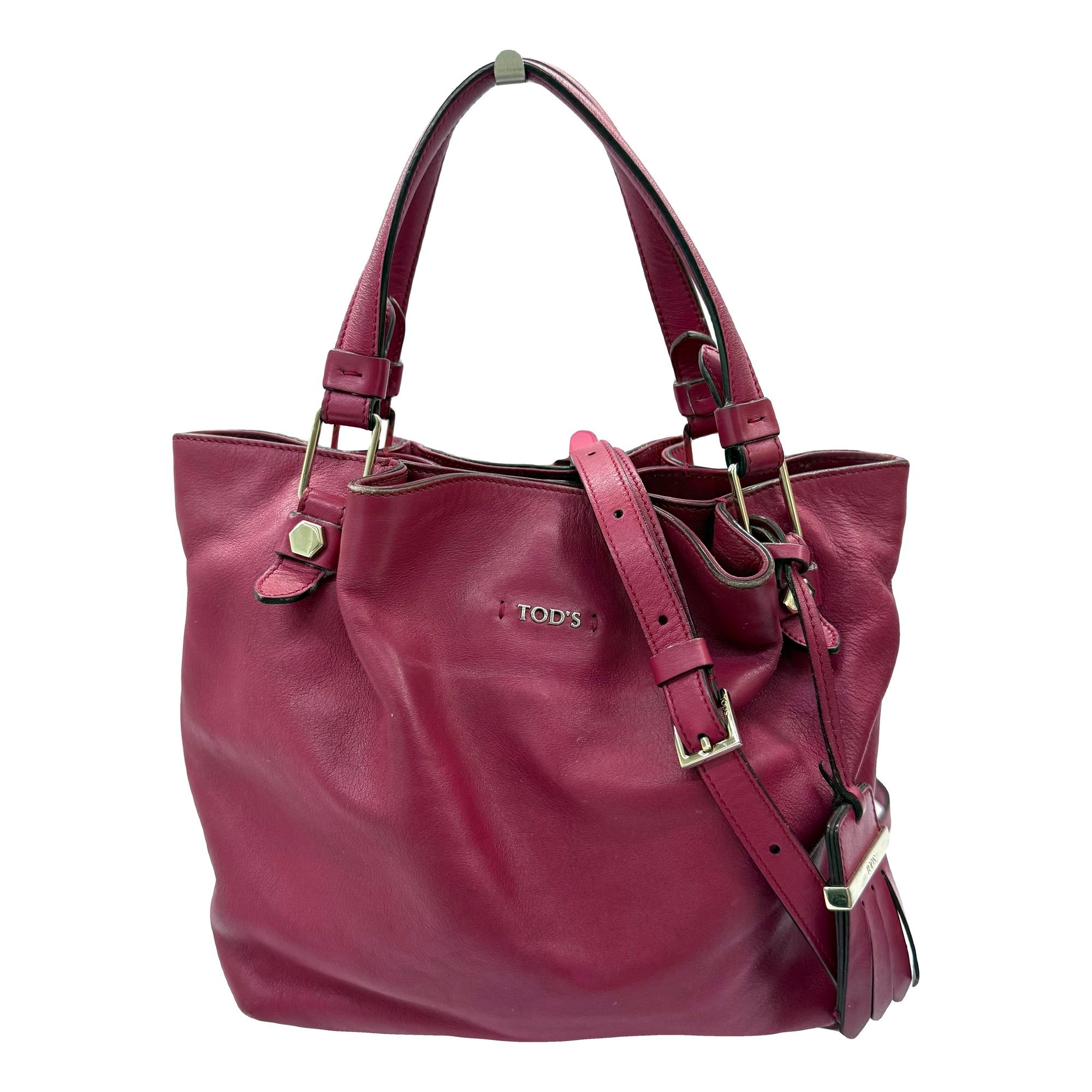 D Bag leather handbag