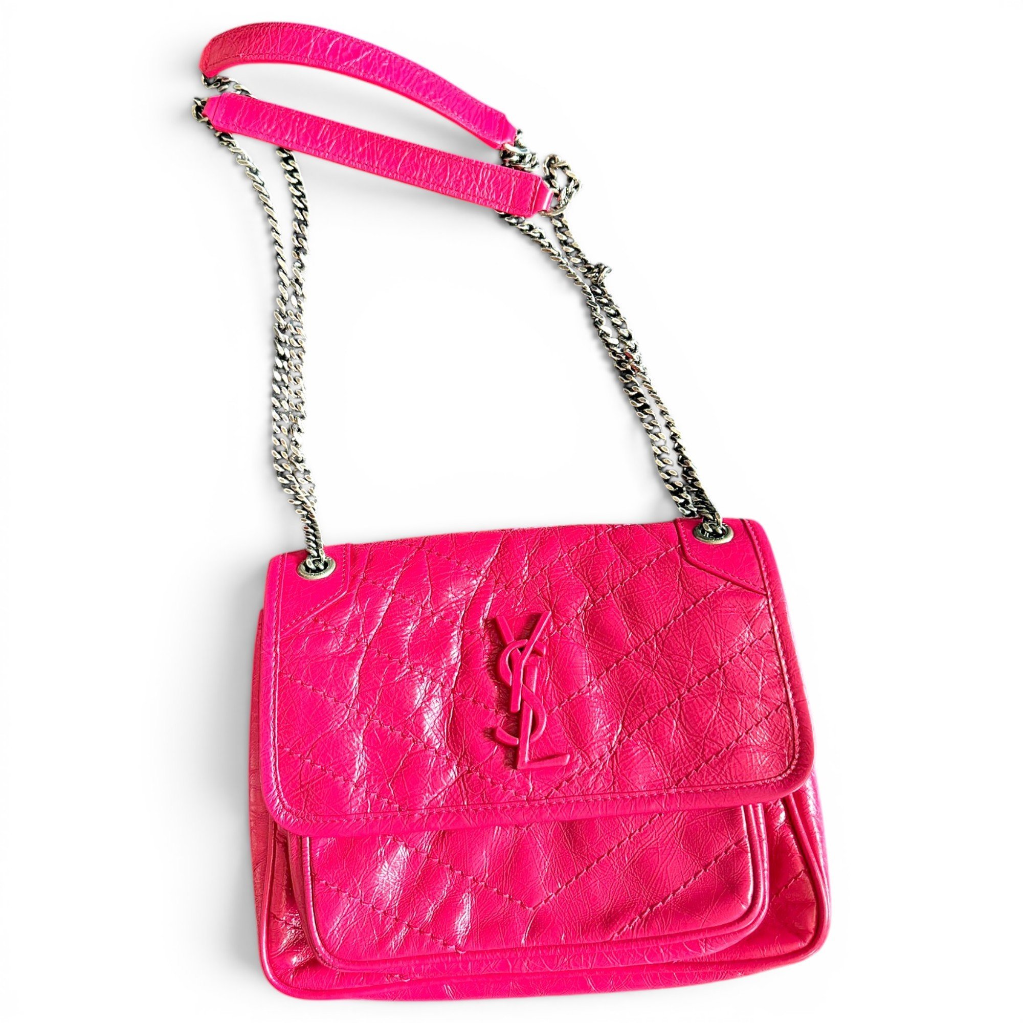 Niki leather crossbody bag