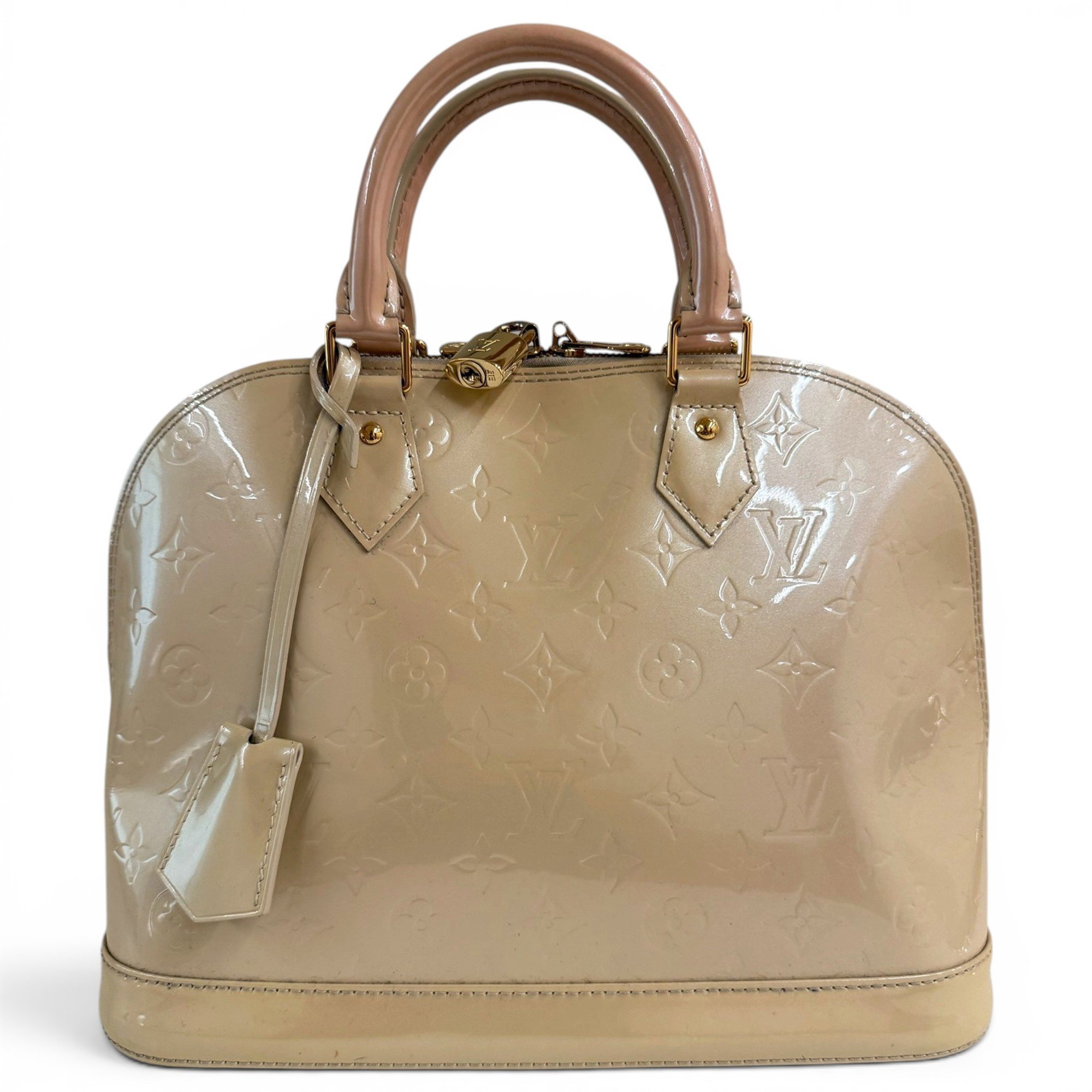 Alma patent leather handbag