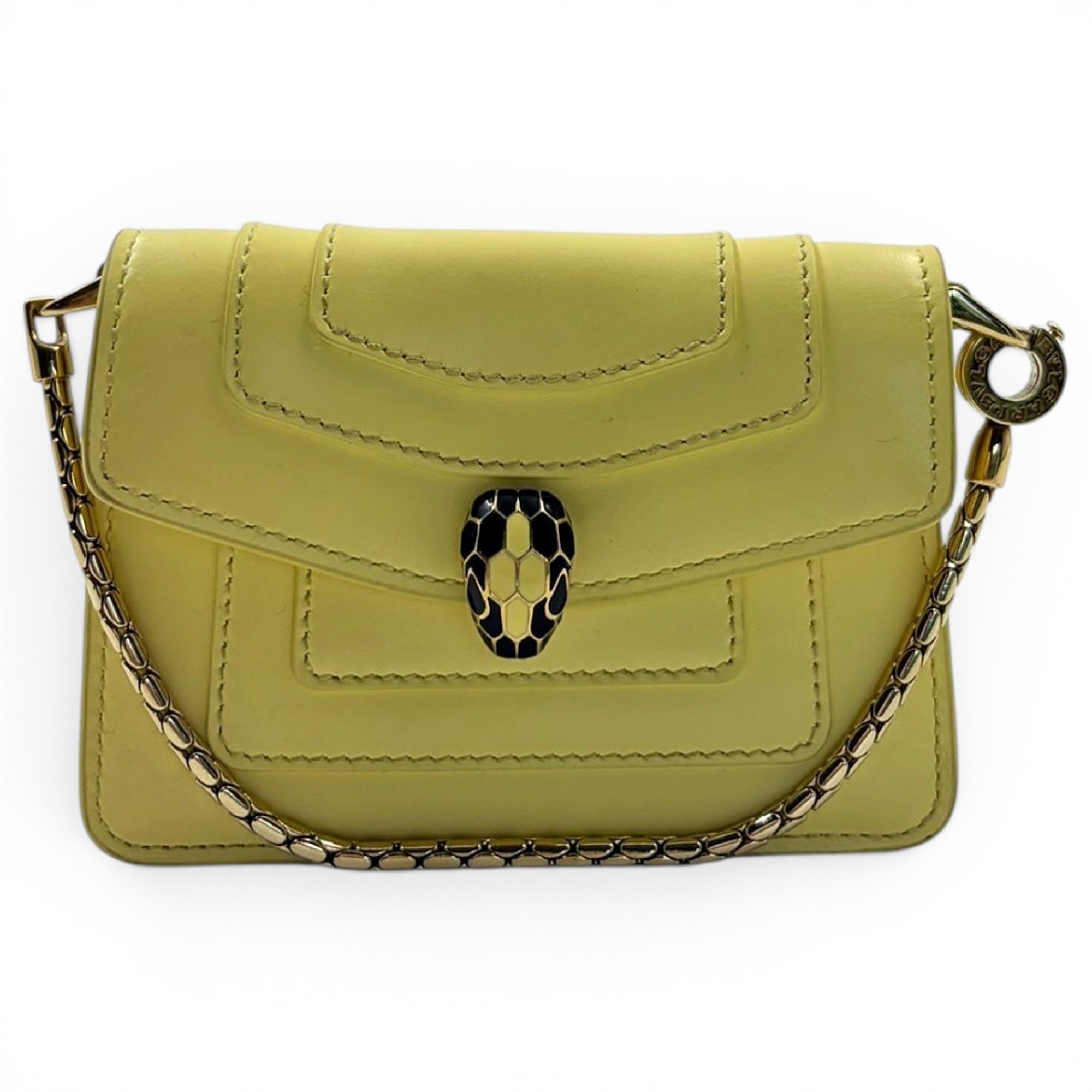 Bvlgari Serpenti leather mini bag