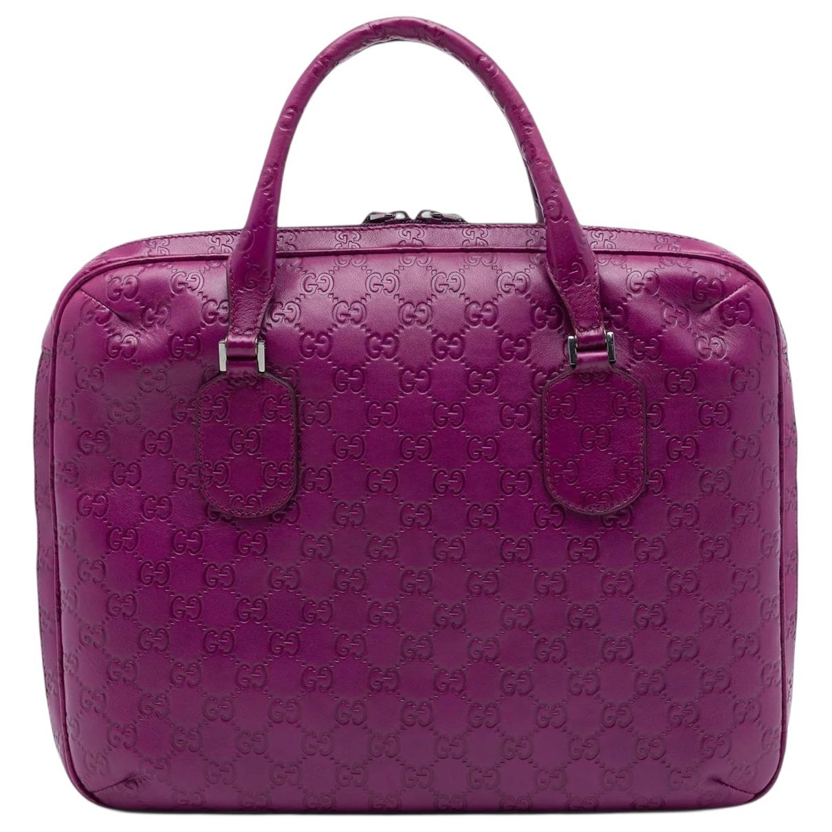 Gucci B leather handbag
