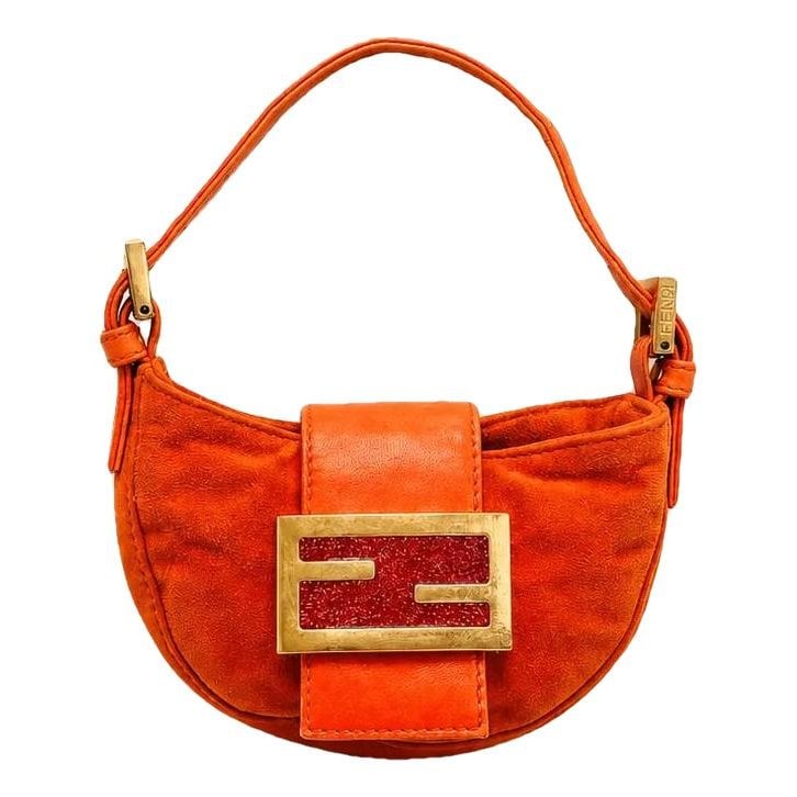 Croissant glitter handbag