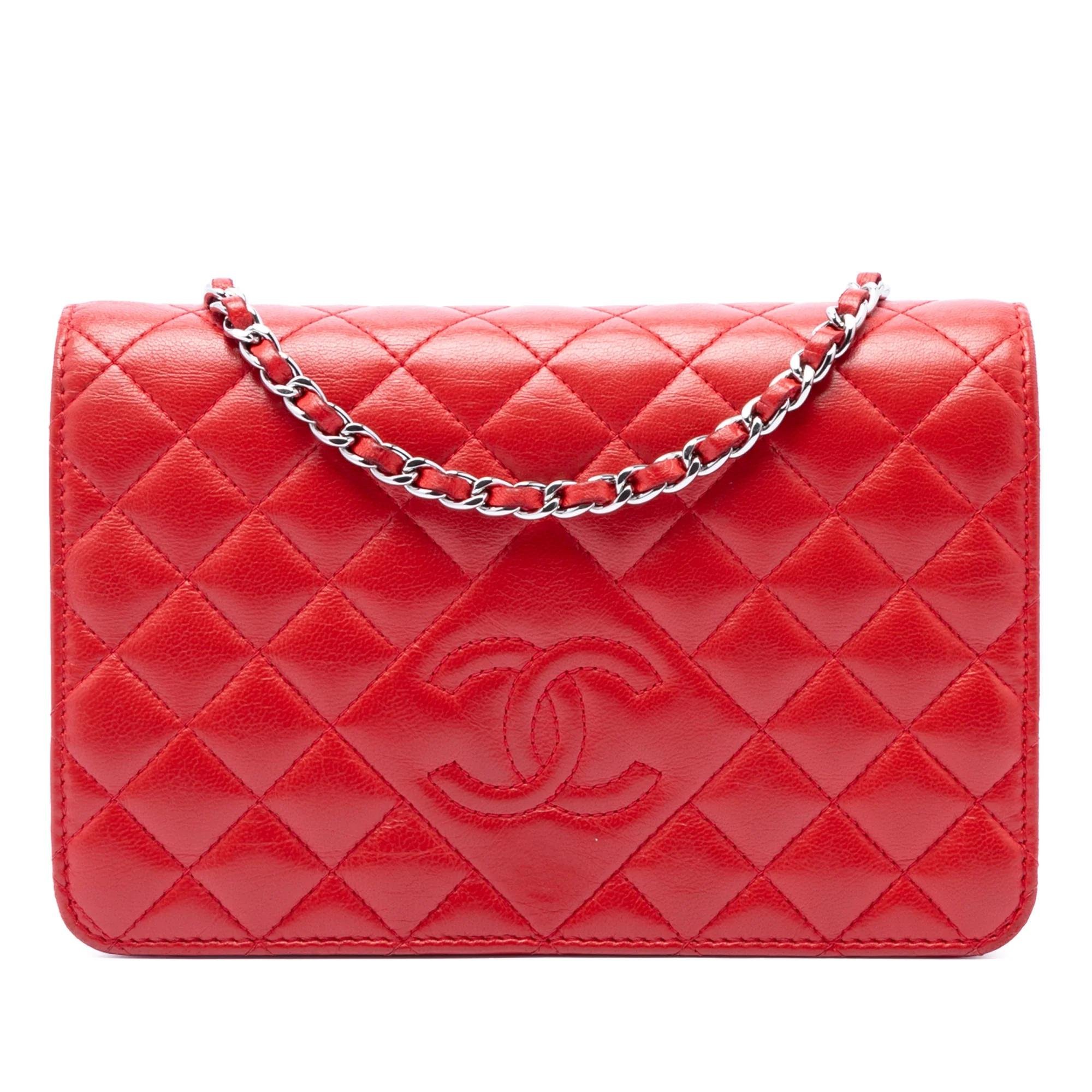 Wallet On Chain Timeless/Classique pony-style calfskin handbag