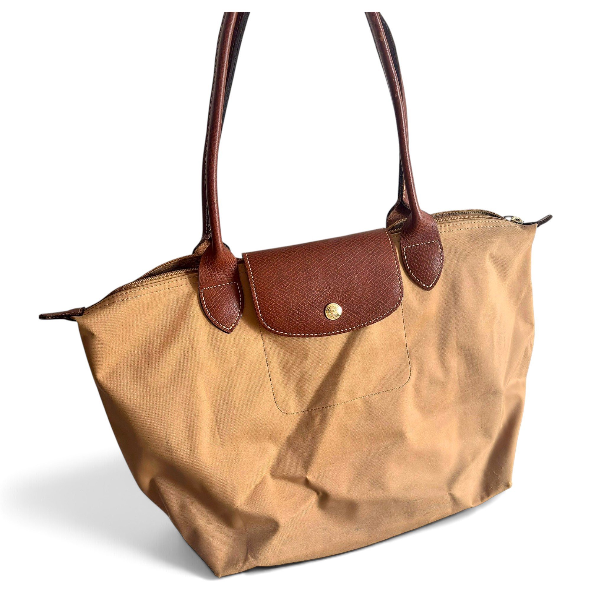 Pliage leather handbag