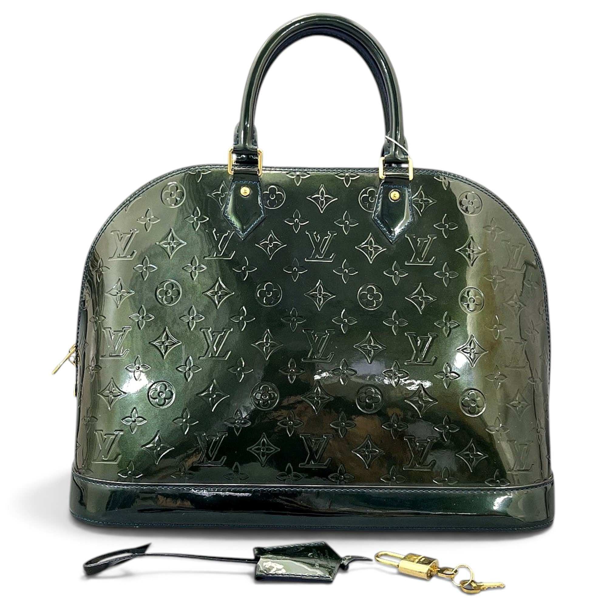 Alma patent leather handbag