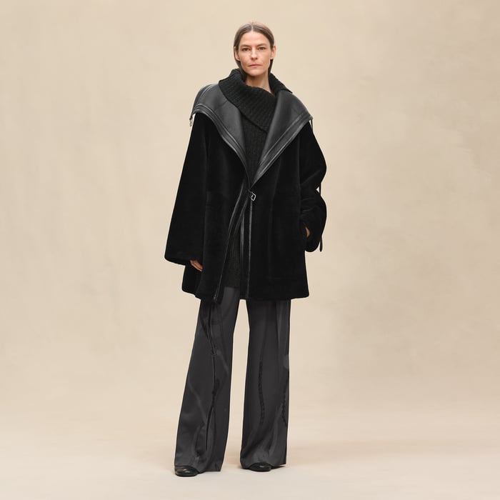 Noir Reversible Coat