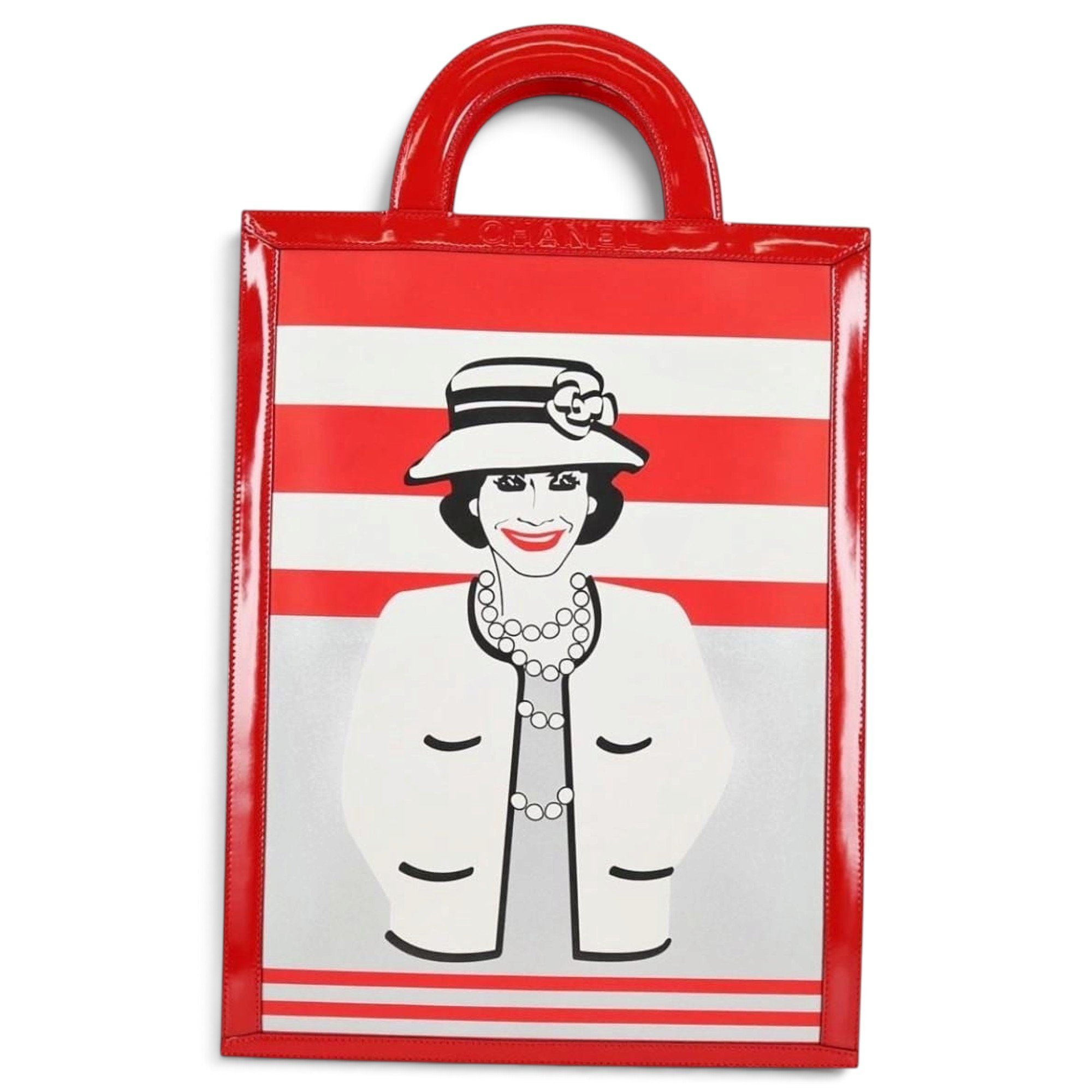 Mademoiselle leather tote
