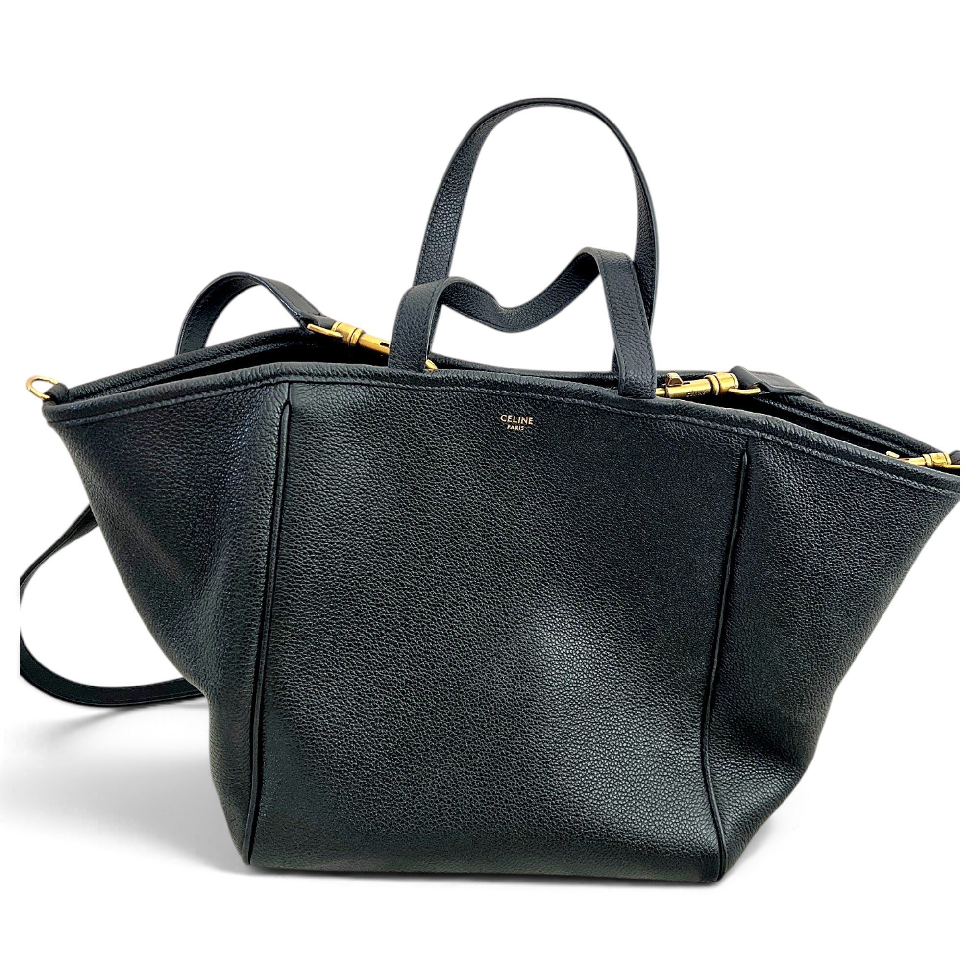 Cabas leather tote