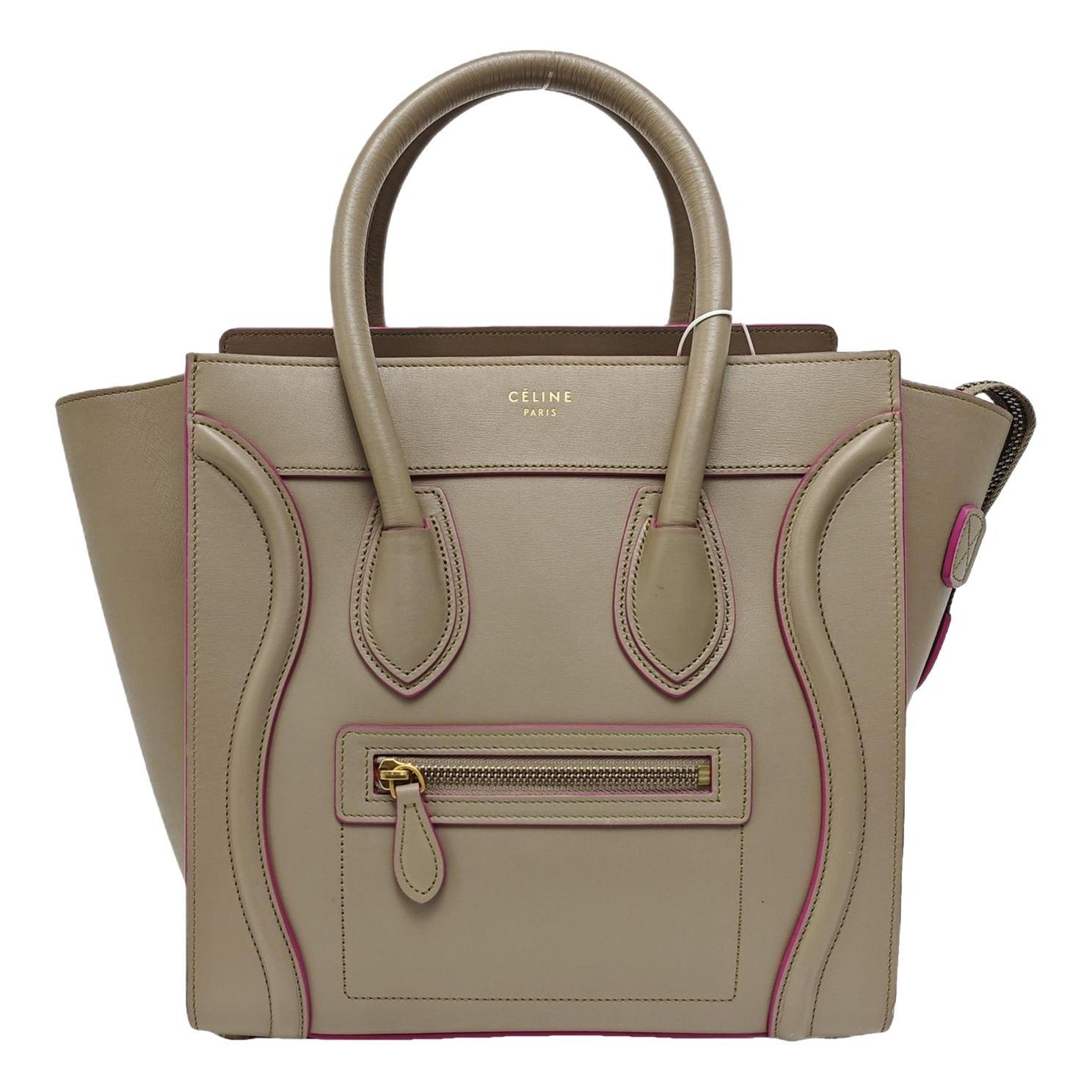 Luggage leather handbag