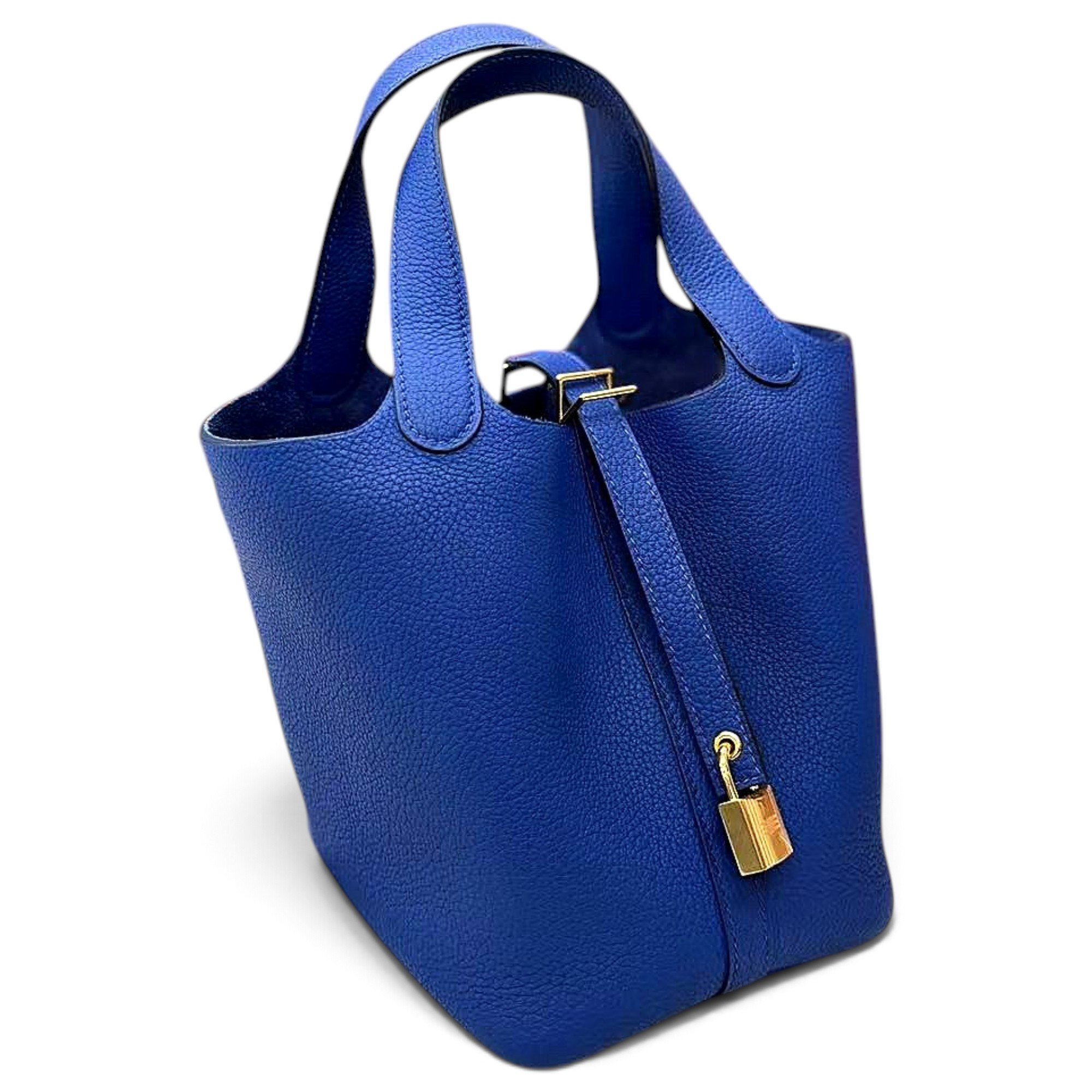 Picotin leather handbag