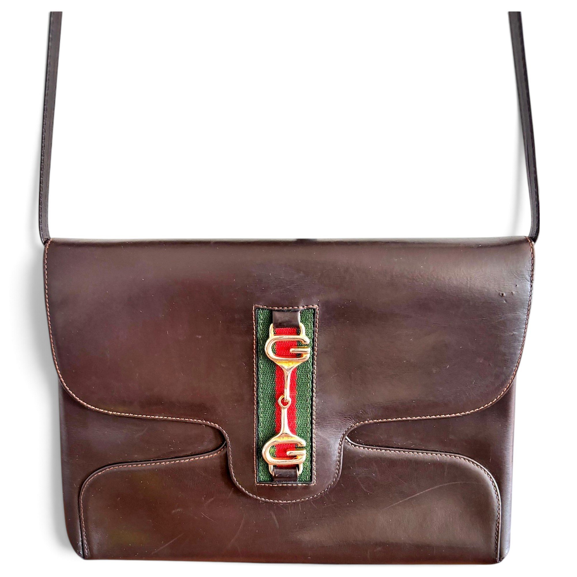 Horsebit 1955 Flap leather handbag