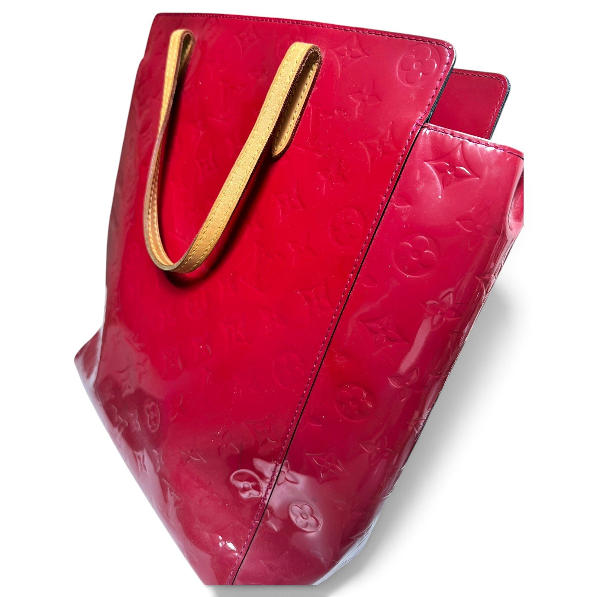 Catalina patent leather tote
