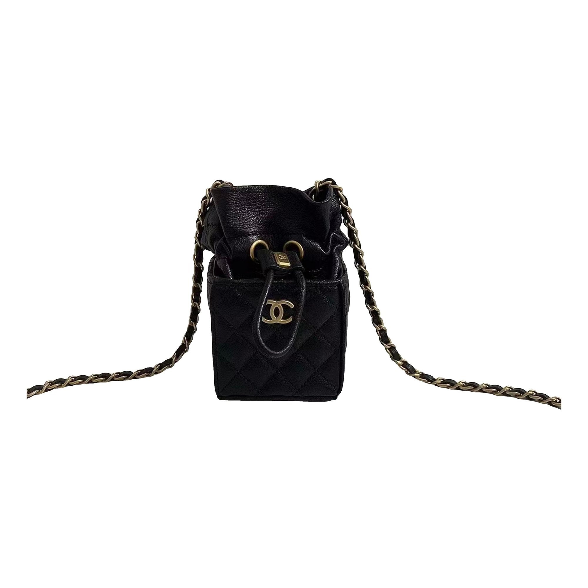 Trendy CC Vanity leather handbag