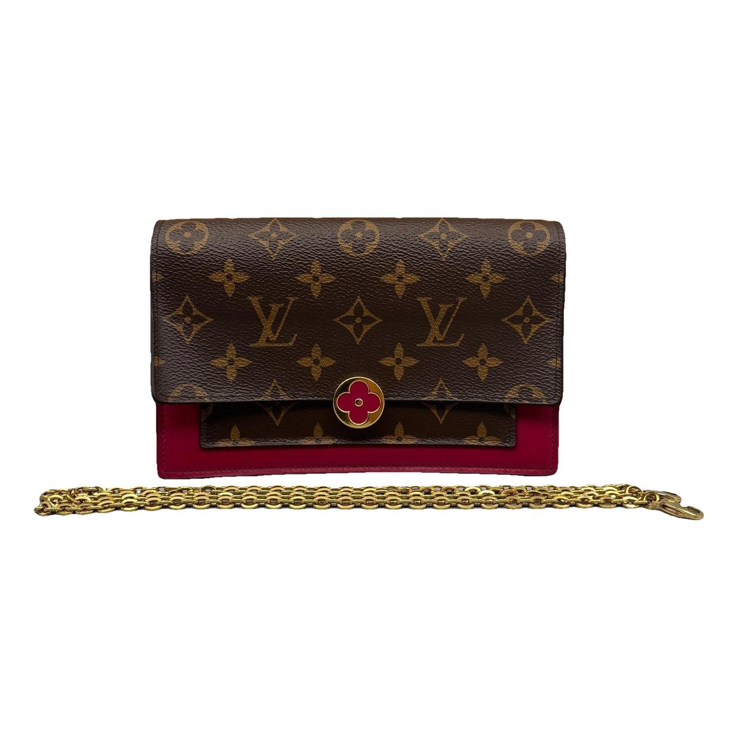 Flore chain leather handbag