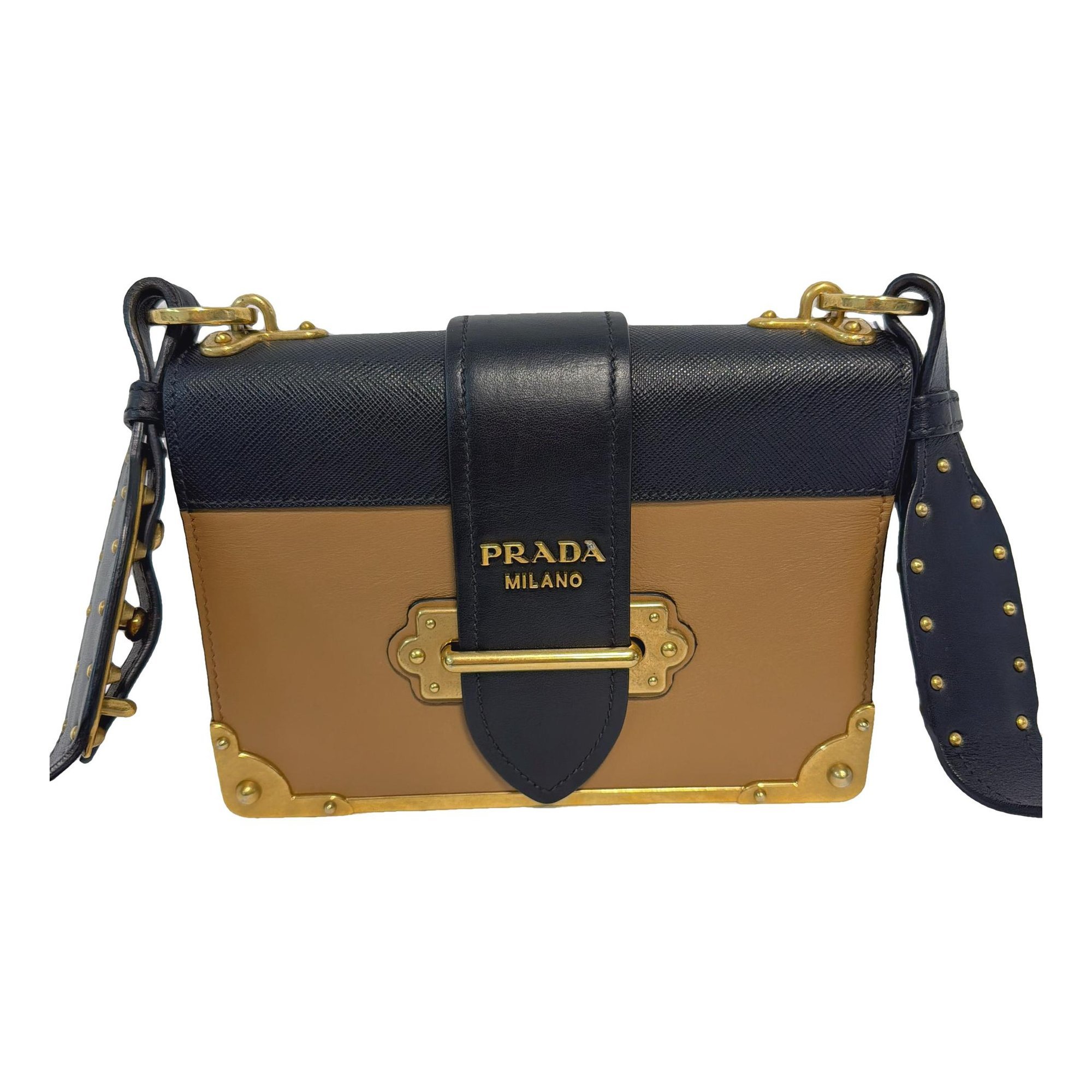 Cahier leather handbag