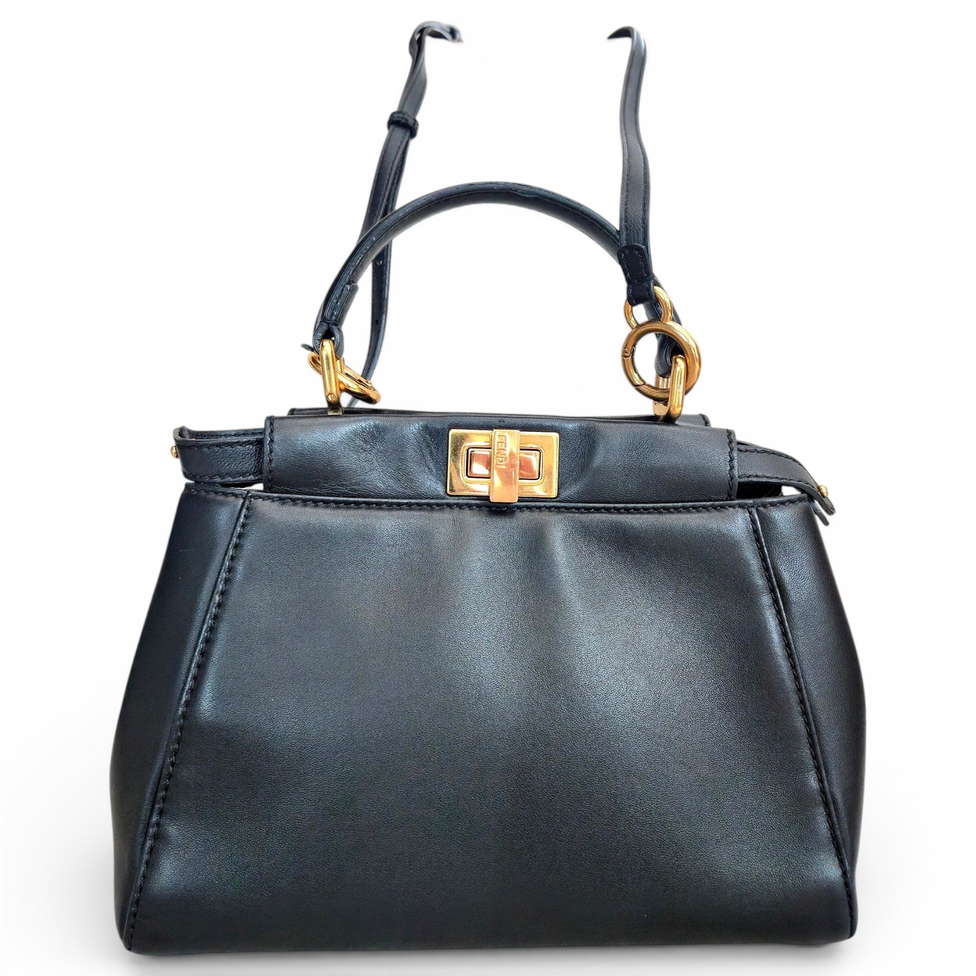 Peekaboo leather bag