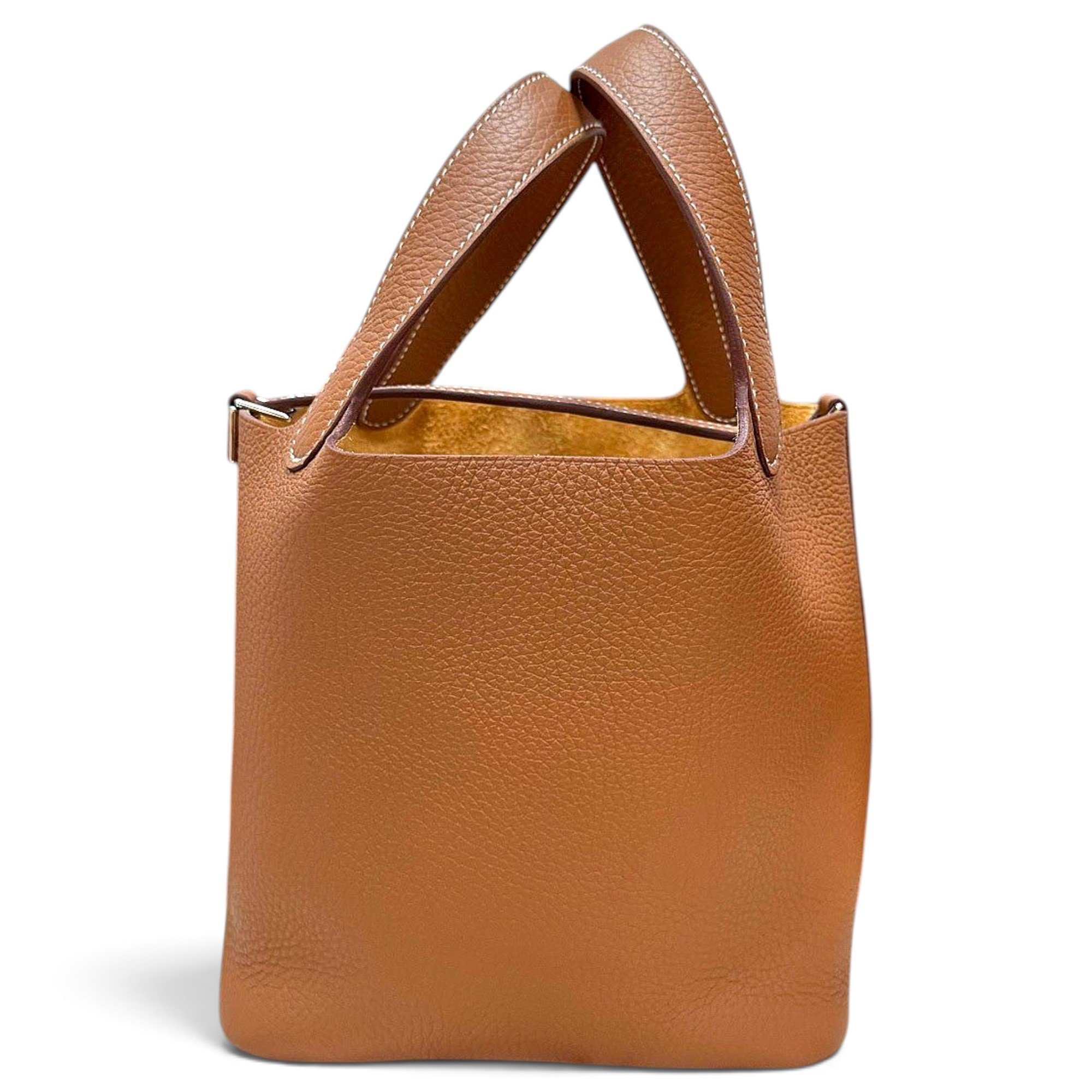 Picotin leather handbag