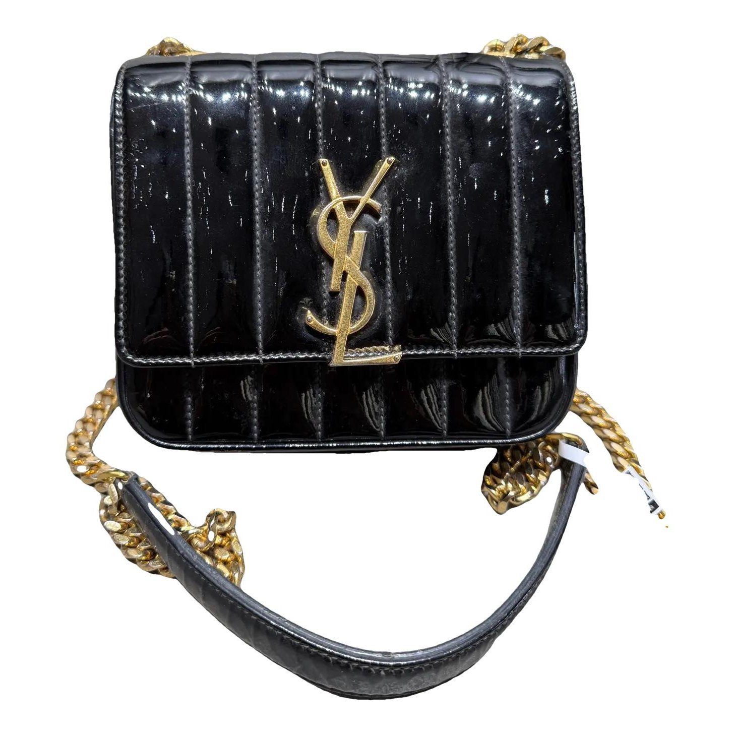 Vicky patent leather handbag