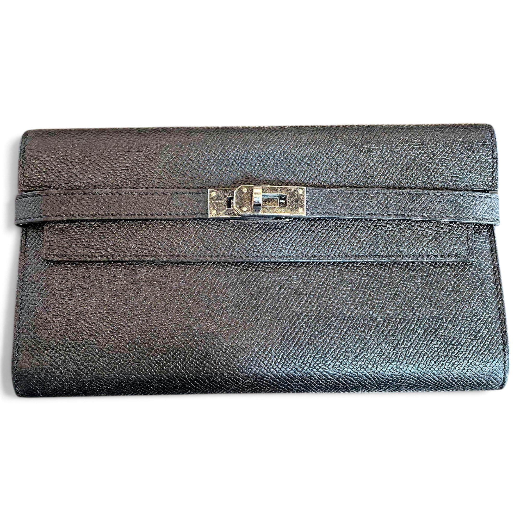 Kelly to go leather clutch bag