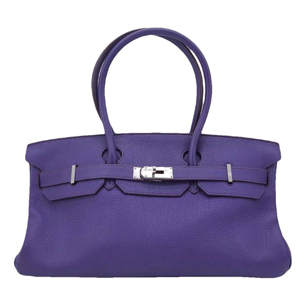 Birkin Shoulder leather handbag