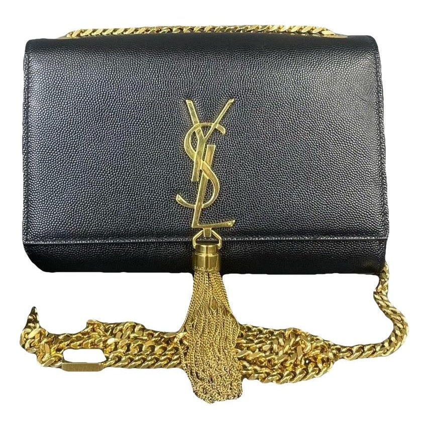 Pompom Kate leather handbag