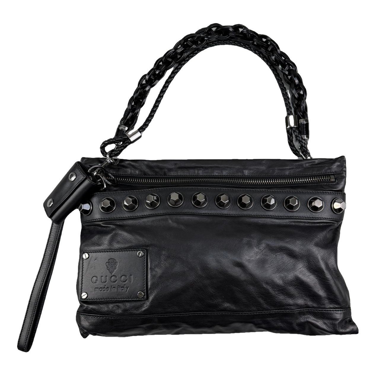 Leather handbag