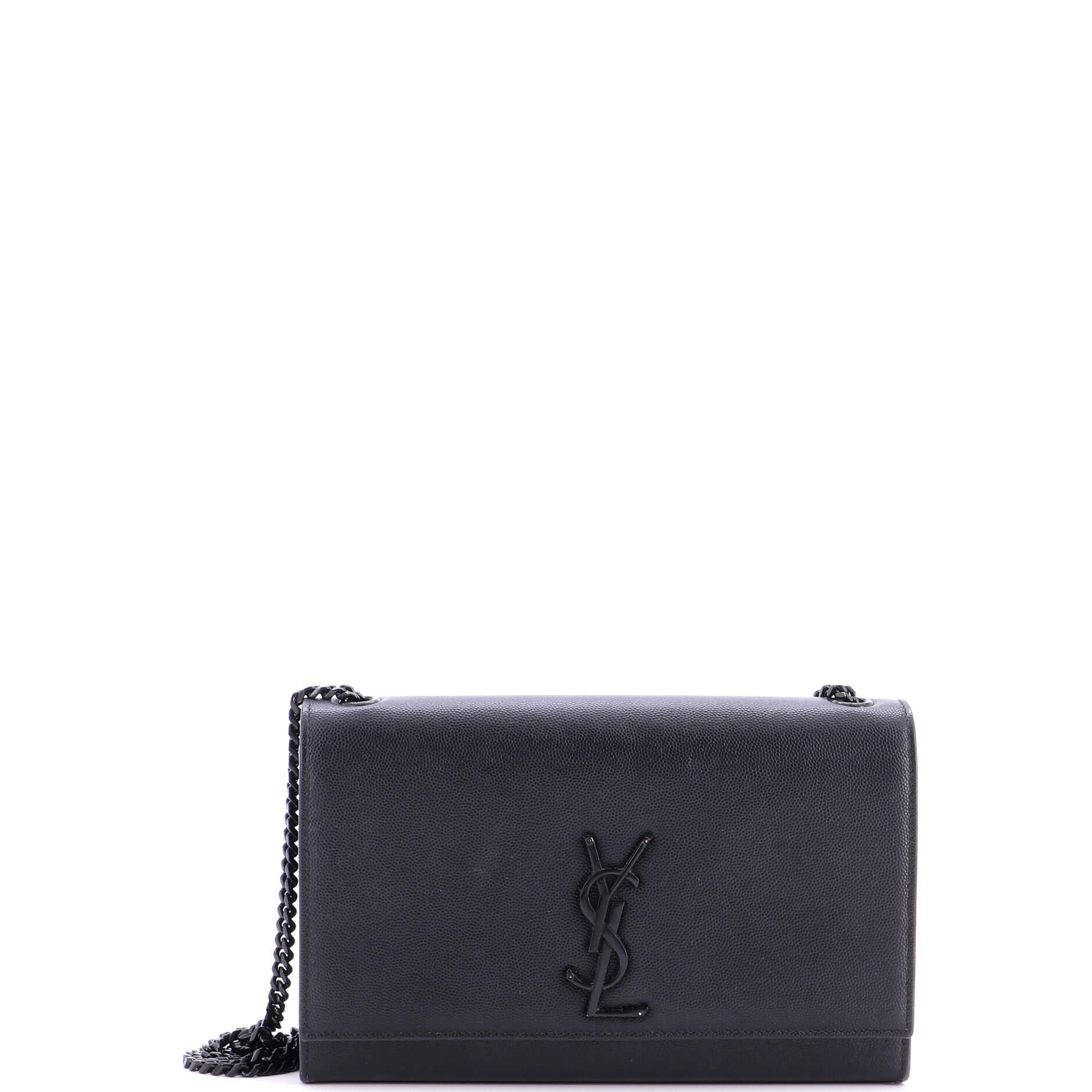 Saint Laurent Classic Monogram Crossbody Bag Grainy Leather Medium