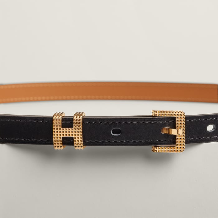 Noir Pop H Guillochee 15 Belt