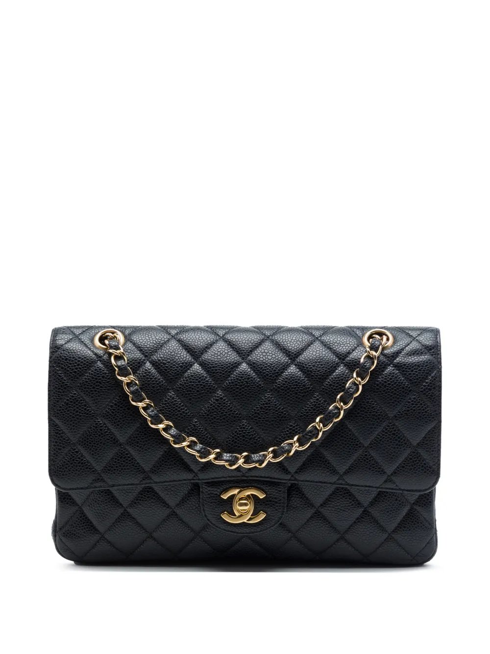 2009-2010 Medium Classic Caviar Double Flap shoulder bag