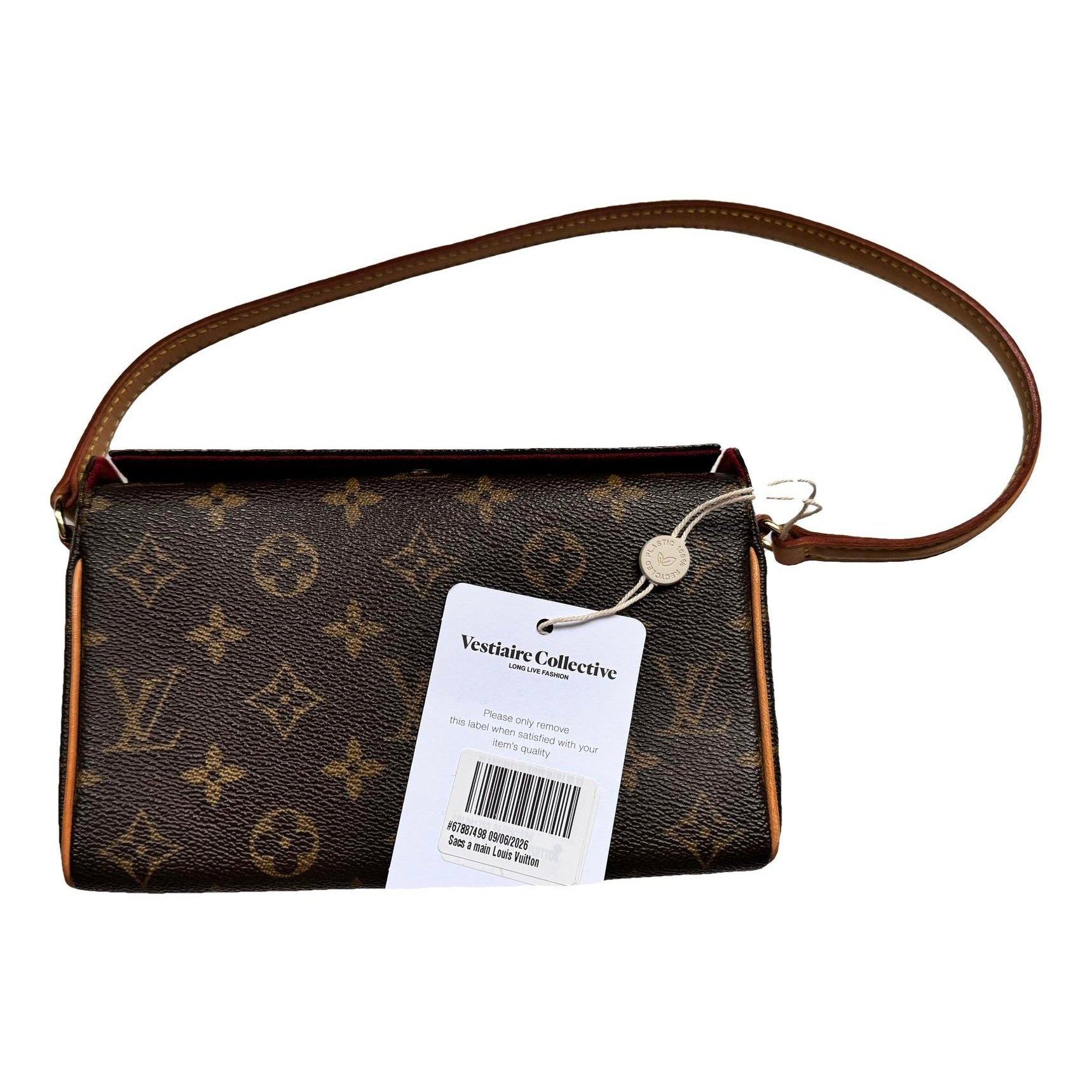 Recital leather handbag