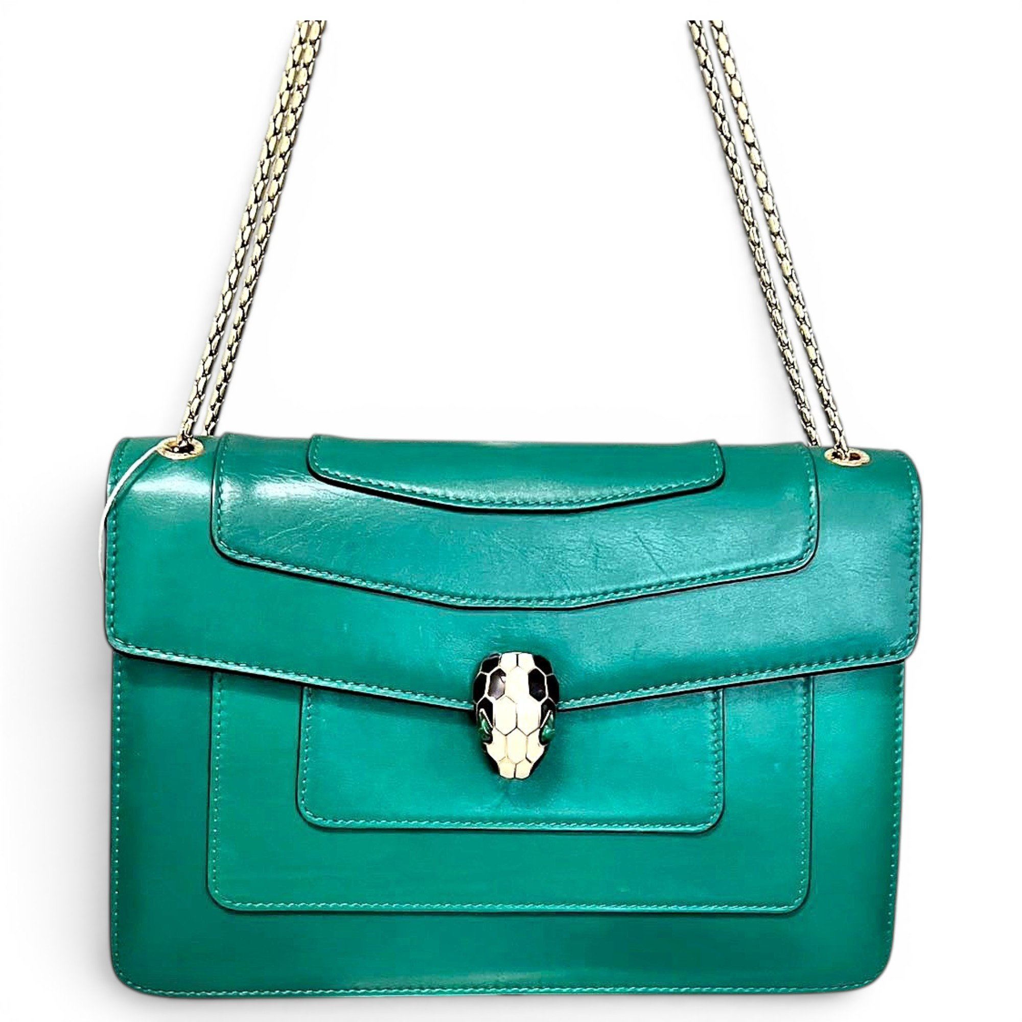 Serpenti leather crossbody bag