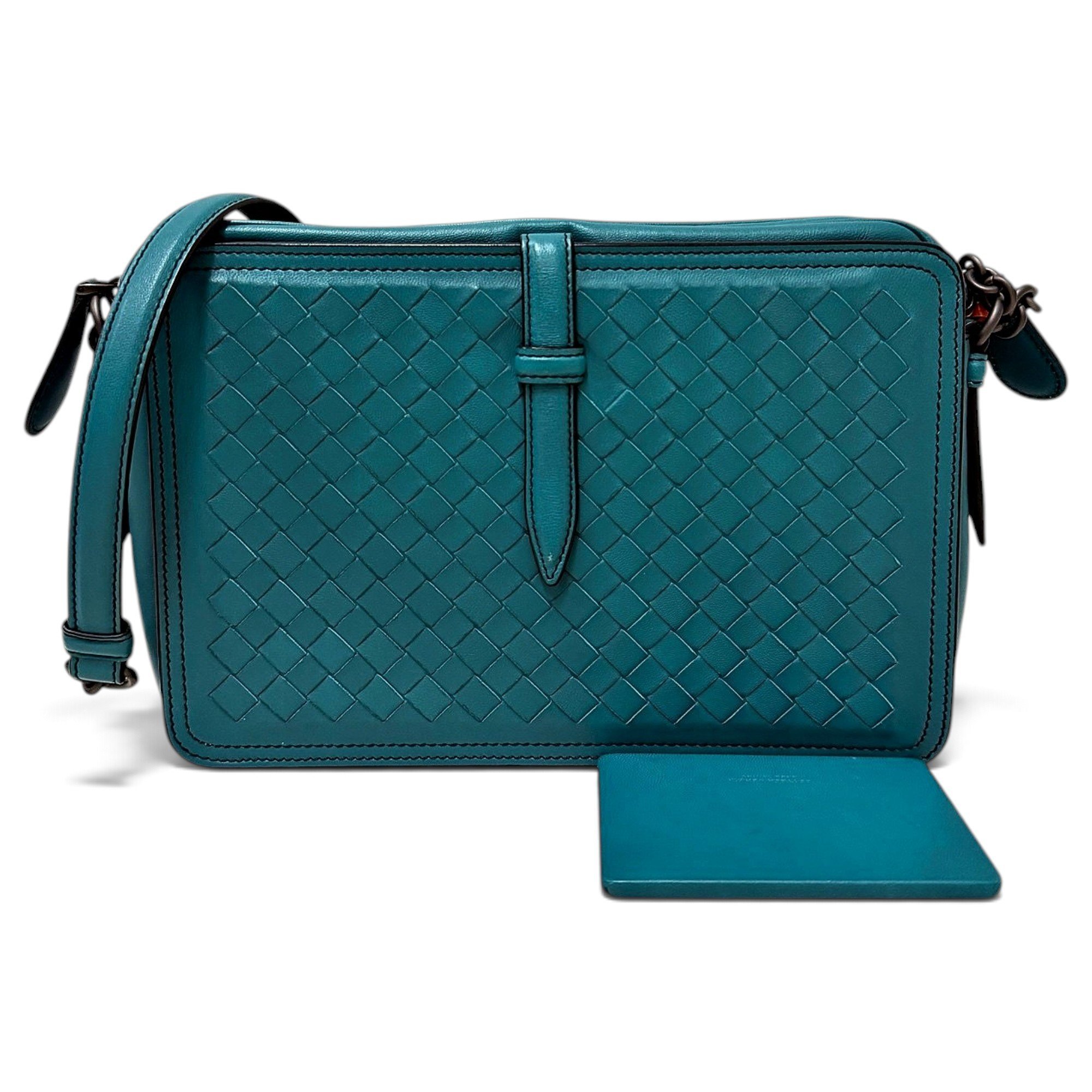 Brick Cassette leather crossbody bag
