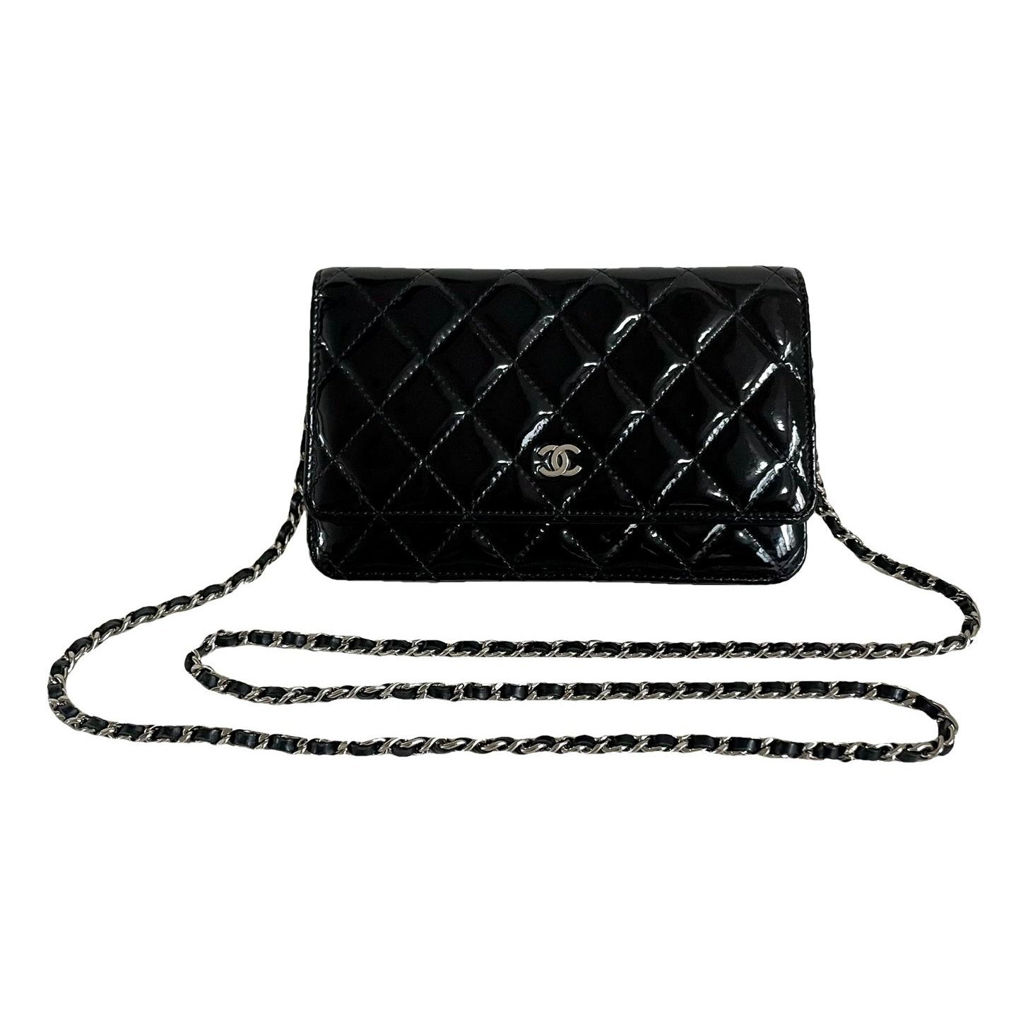Wallet On Chain Timeless/Classique patent leather crossbody bag