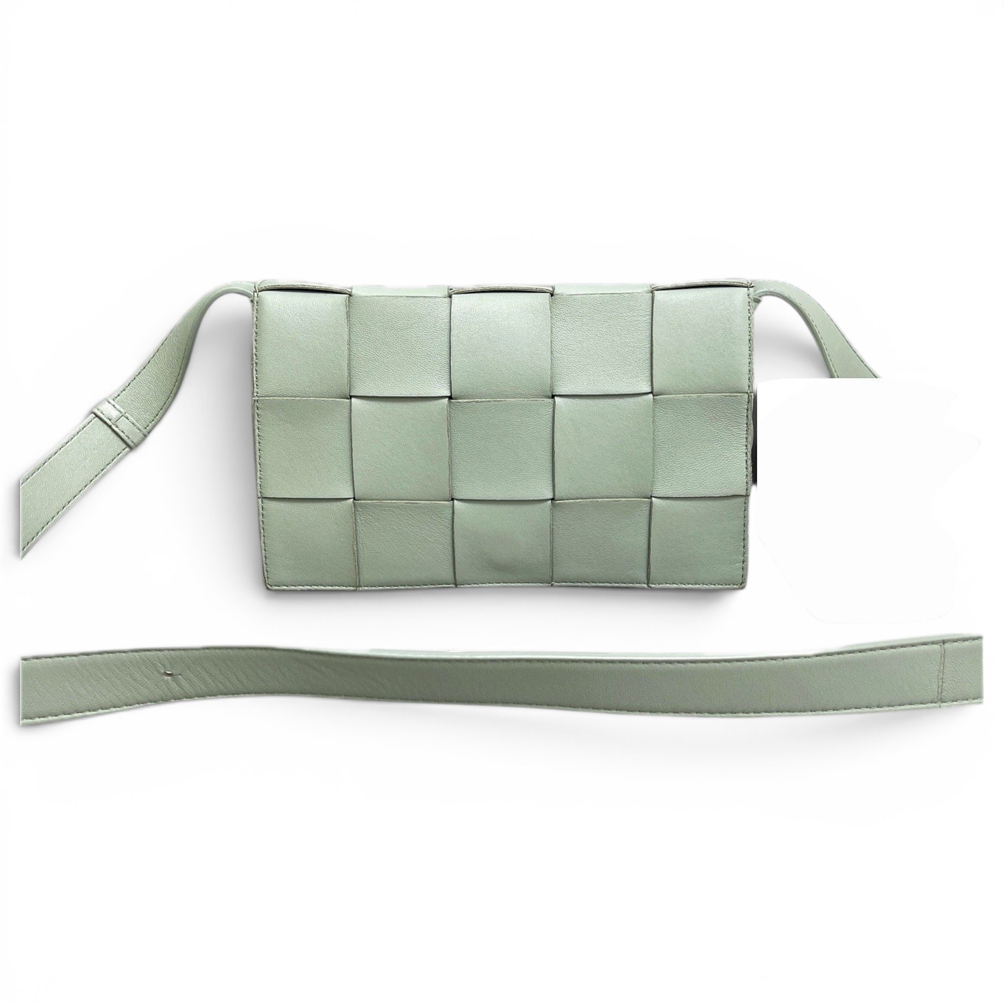 Brick Cassette leather handbag