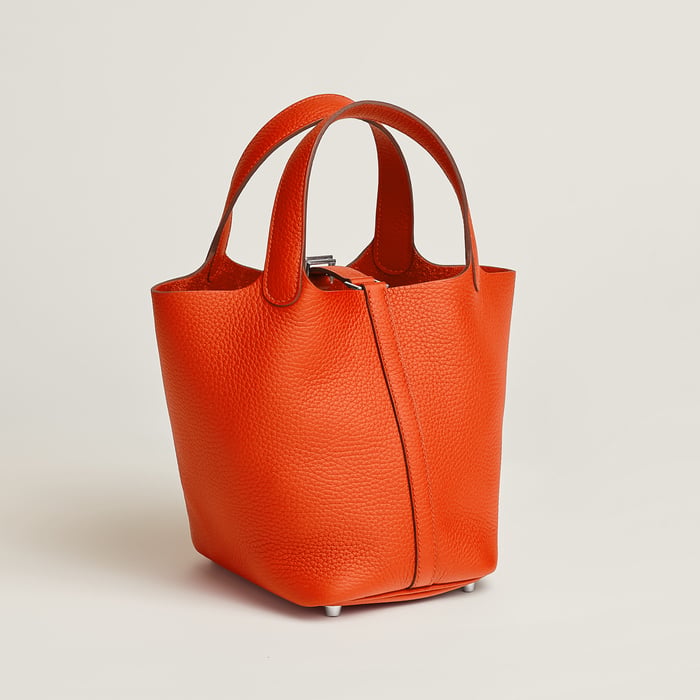 Orange Poppy Picotin Lock 18 Bag